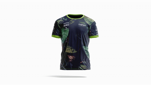 Aston Martin F1 Team T Shirt 2024 - Tropical