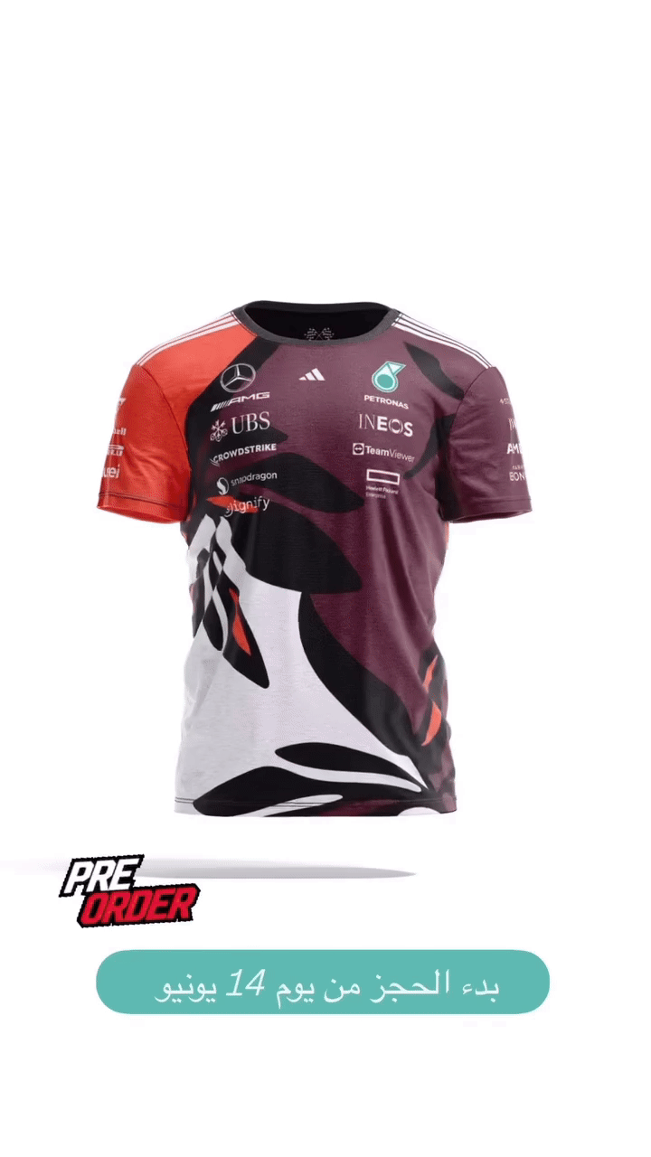 Mercedes AMG Petronas F1 Special Edition Miami GP Team T-Shirt