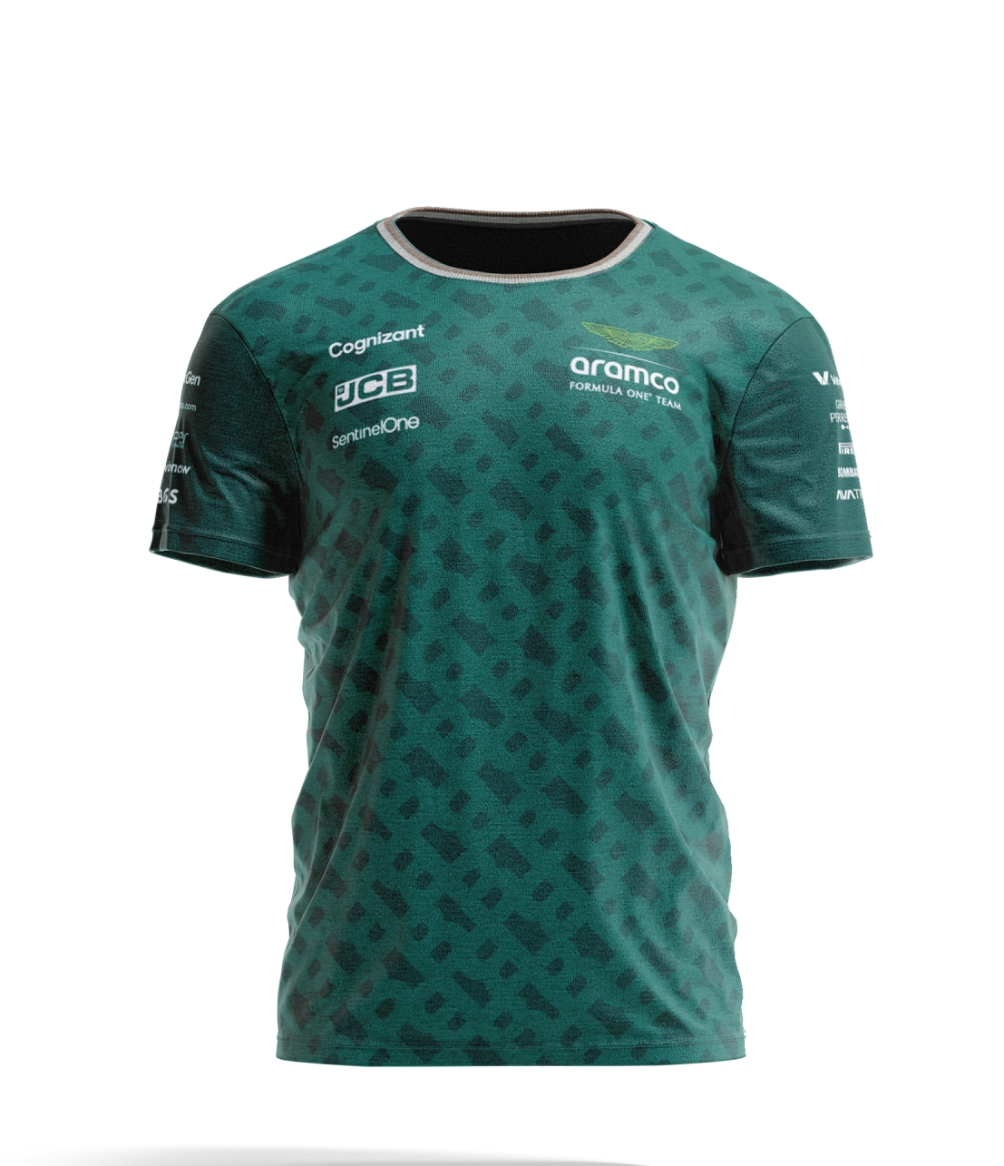 Aston Martin F1 Team T Shirt 2024 - olive Boos