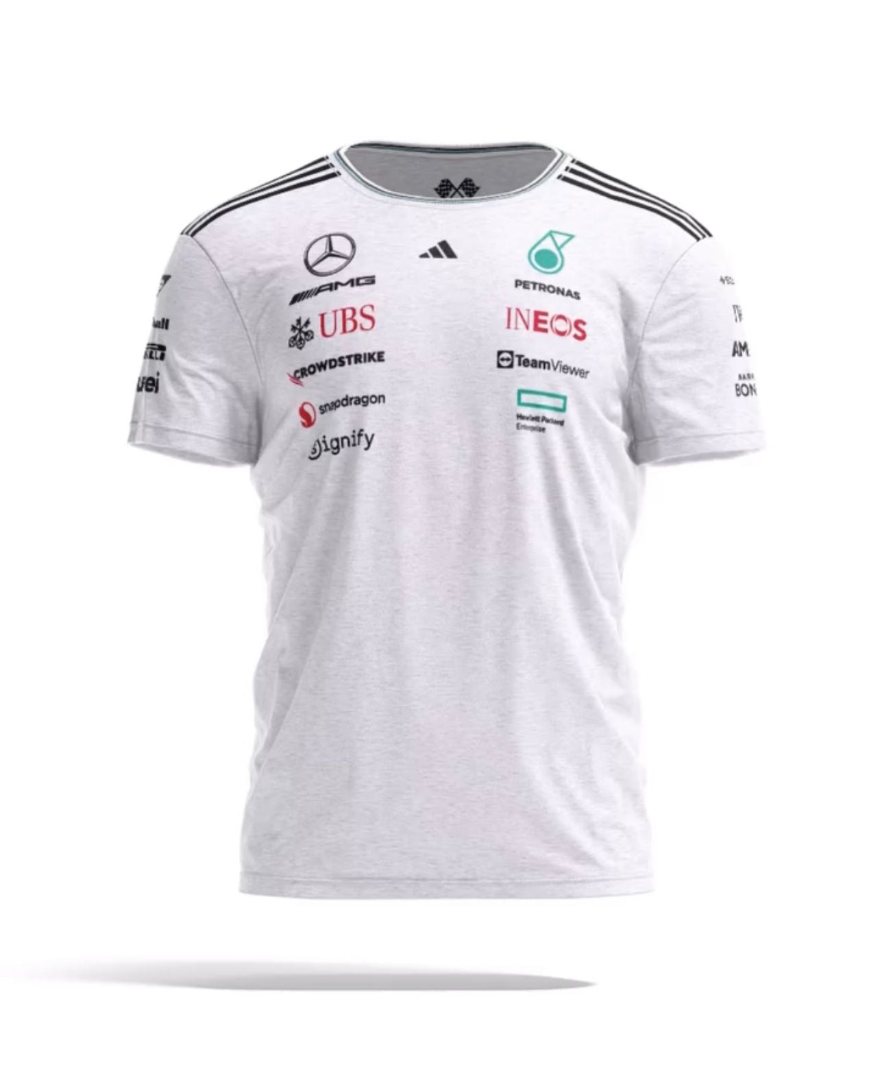 Mercedes-AMG PETRONAS F1 Team T Shirt 2025 - White