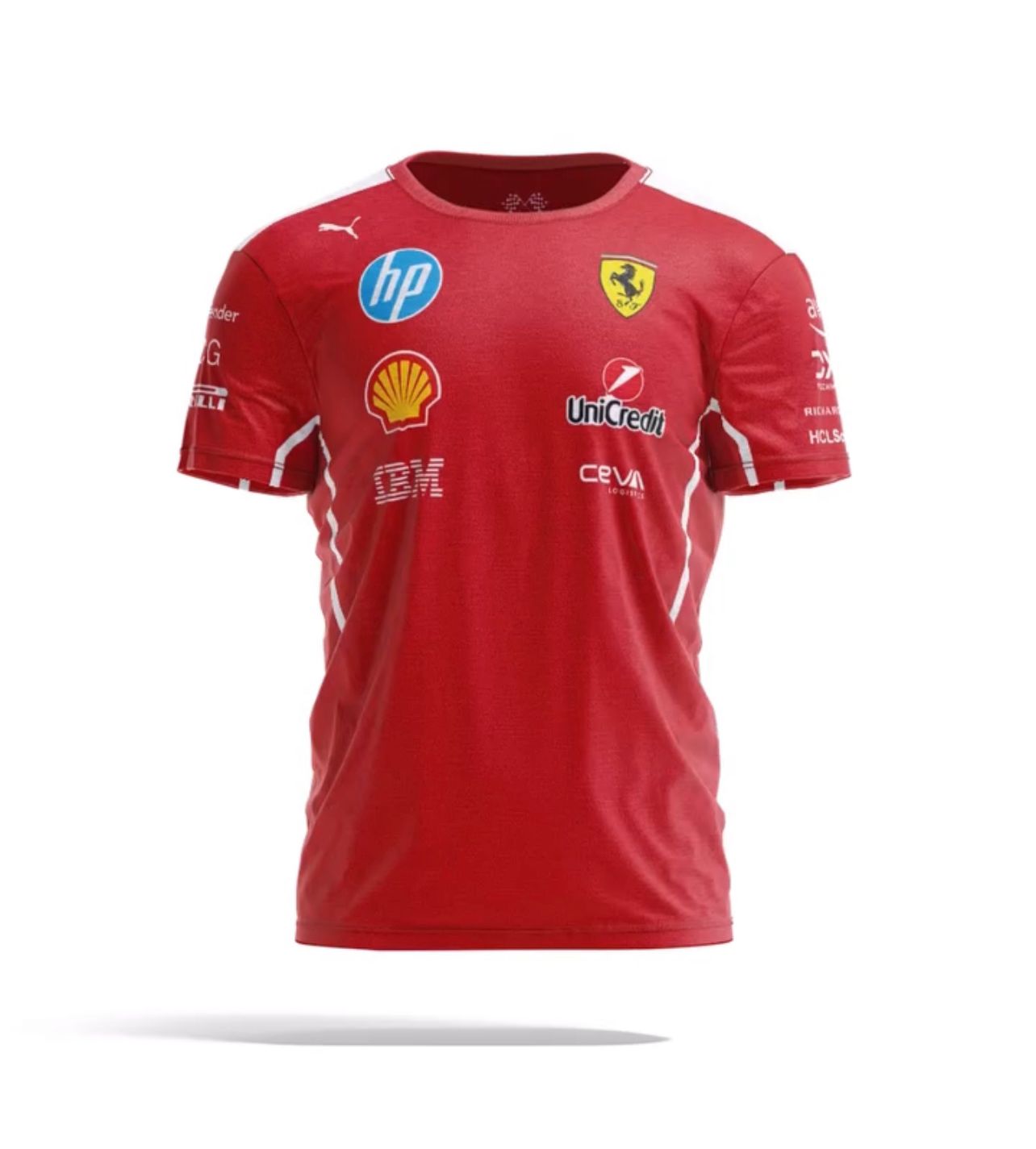 Ferrari T Shirt F1 Team 2025 -Rosso“Red”