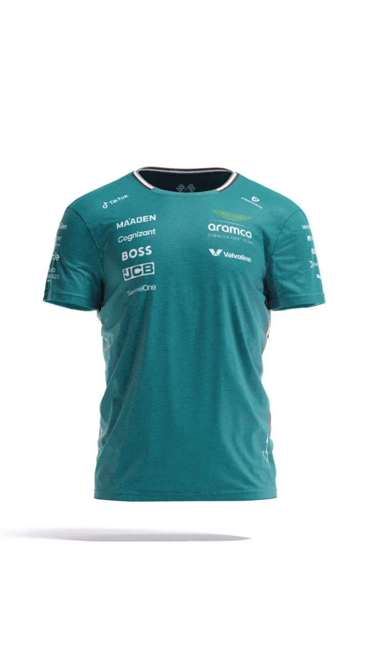 Aston Martin F1 Team T Shirt 2025 - olive