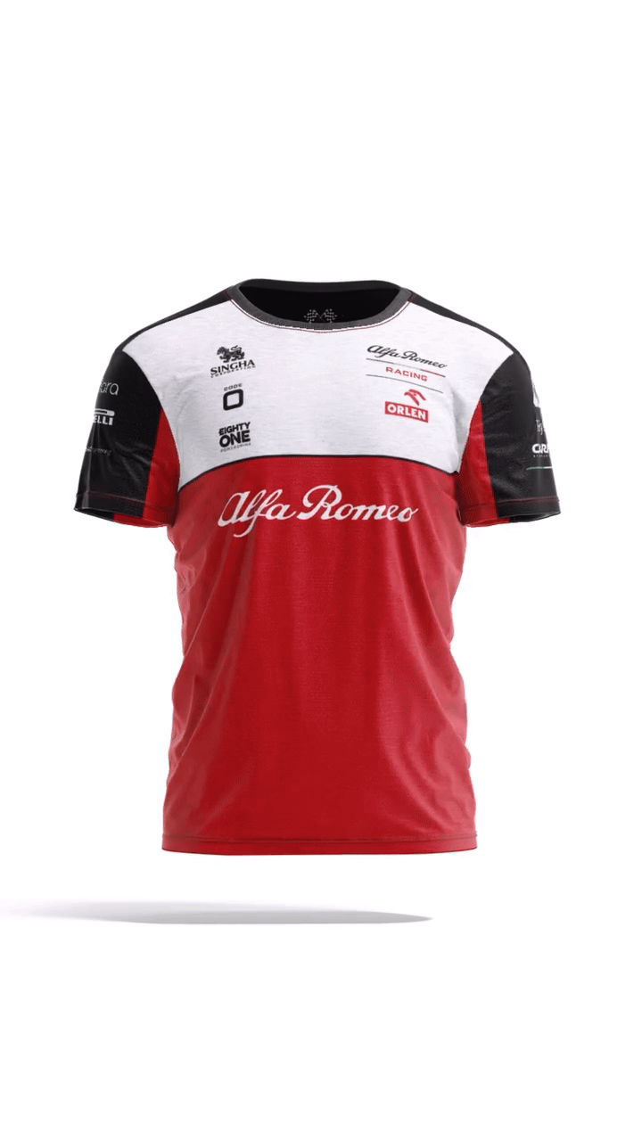 Alfa Romeo F1 Team T Shirt 2023 , 🏁🇮🇹