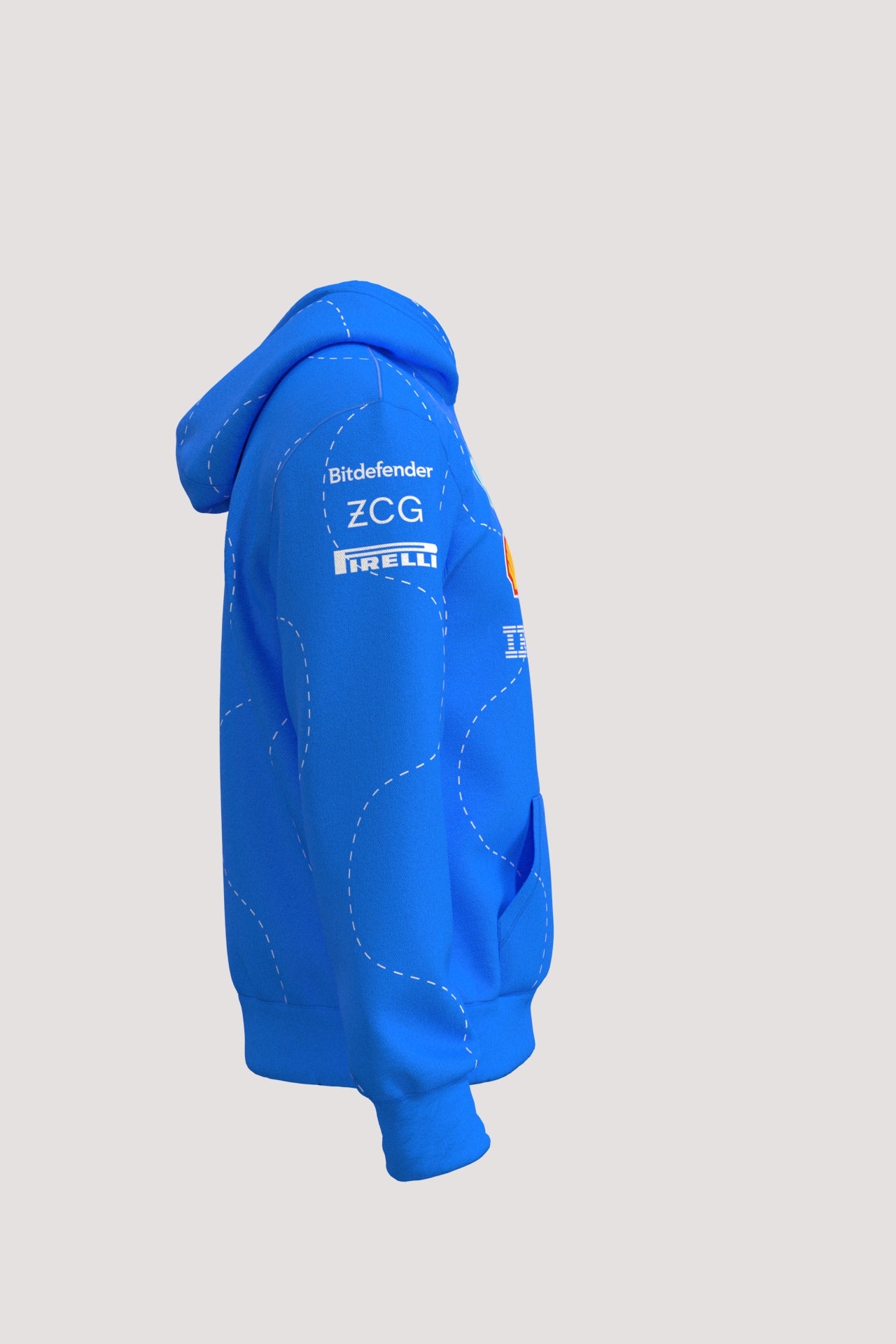 Scuderia Ferrari F1 PUMA 2025 Team Hoodie Rosso - Monza