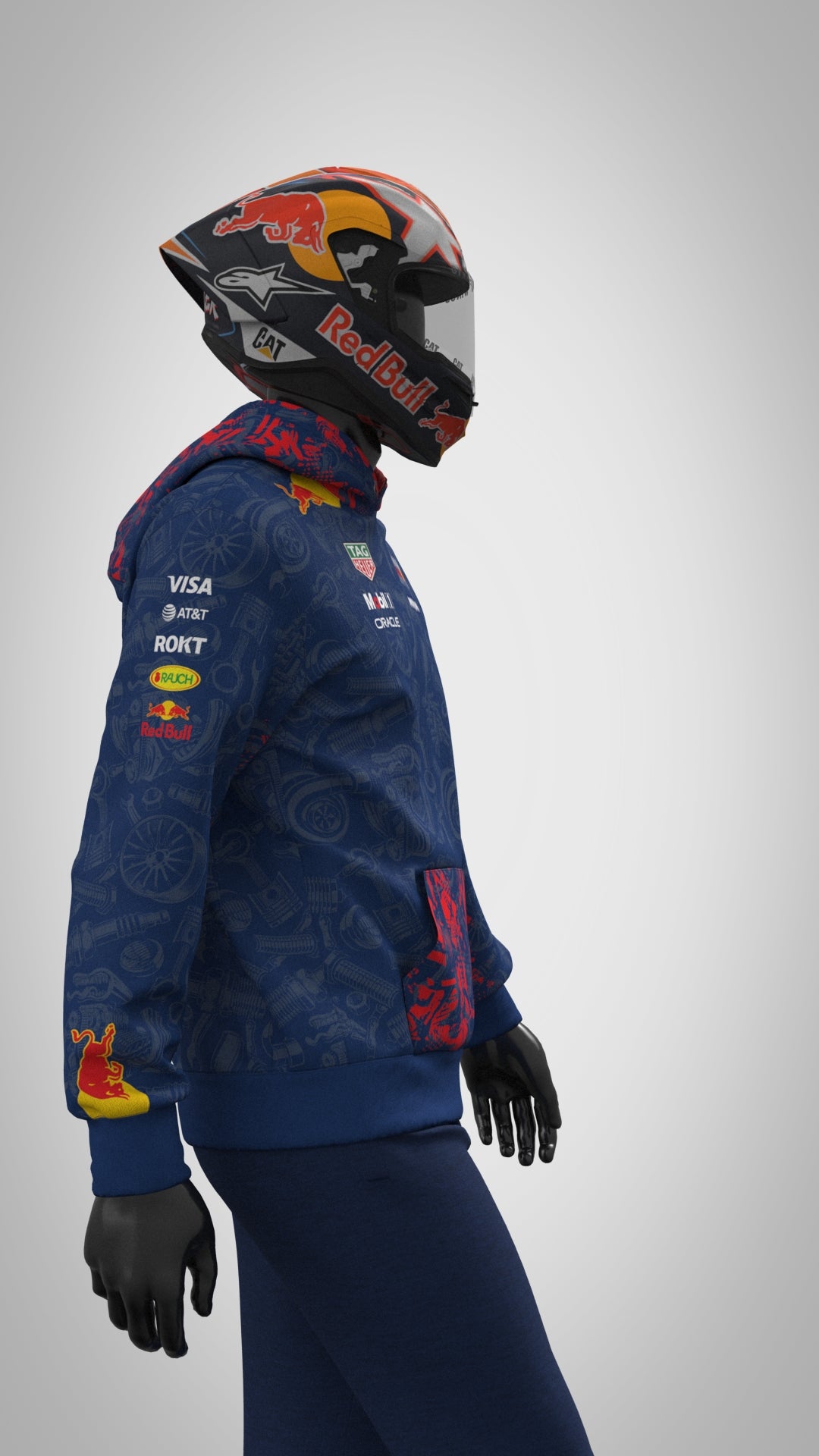 2025 Red Bull Racing Team Hoodie pattern Edition