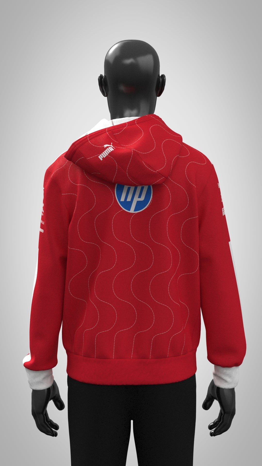 Scuderia Ferrari F1 PUMA 2025 Team Hoodie Rosso - Red
