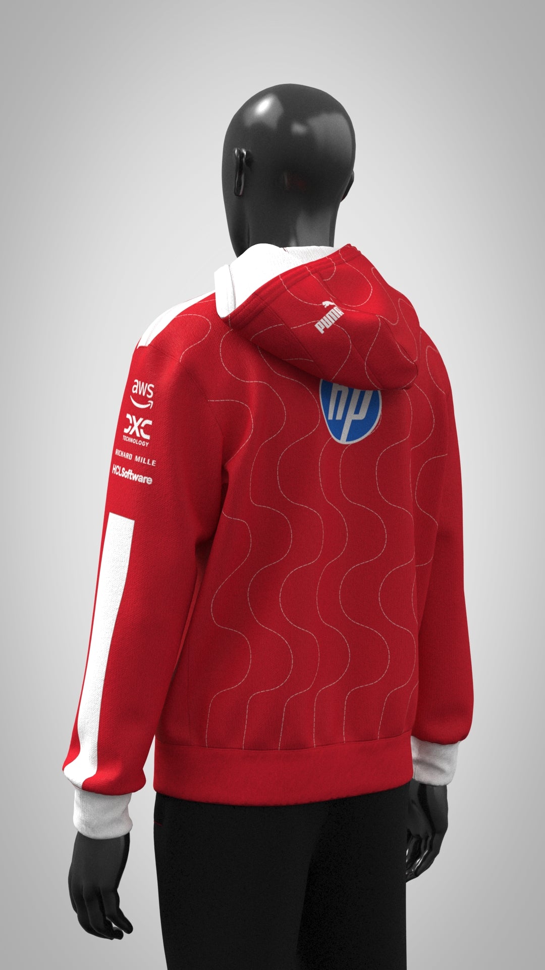 Scuderia Ferrari F1 PUMA 2025 Team Hoodie Rosso - Red