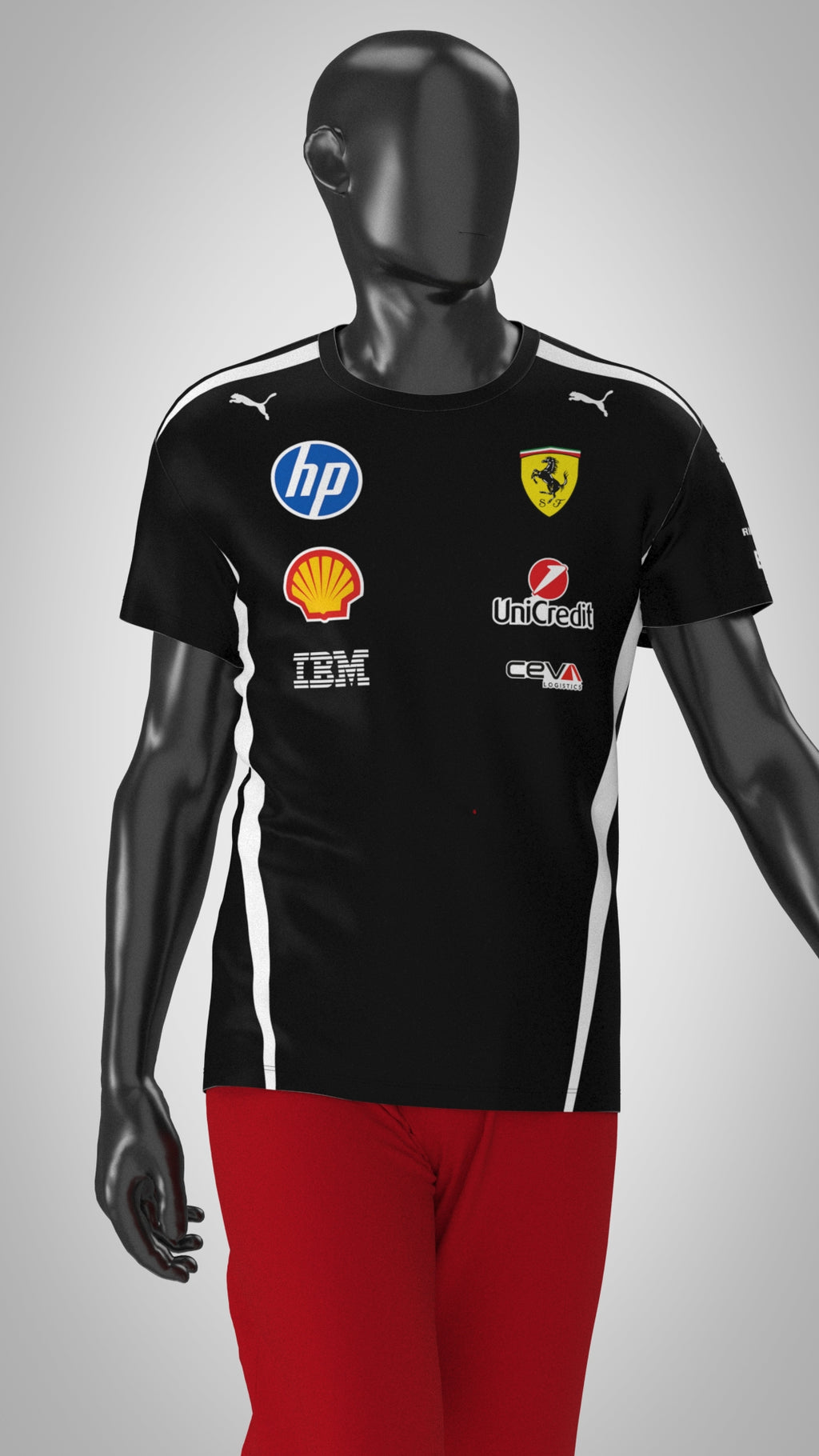 Ferrari T Shirt F1 Team 2026 - Nero “Black”