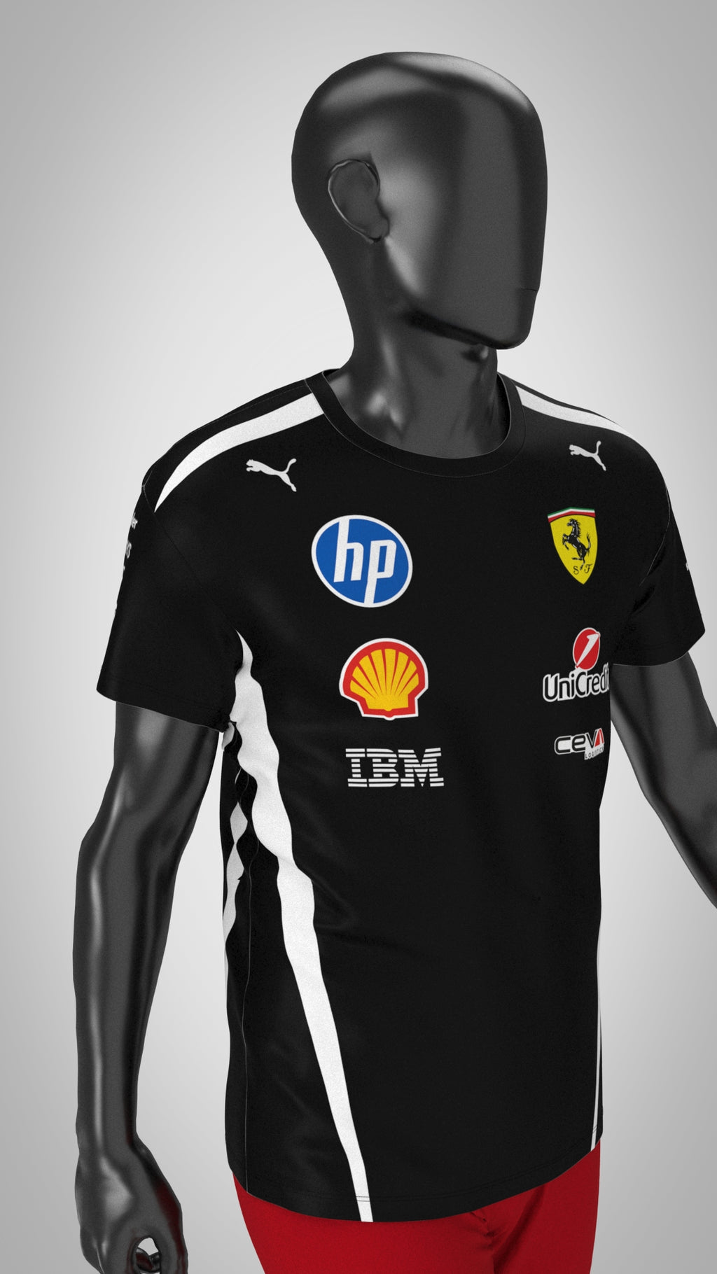 Ferrari T Shirt F1 Team 2026 - Nero “Black”