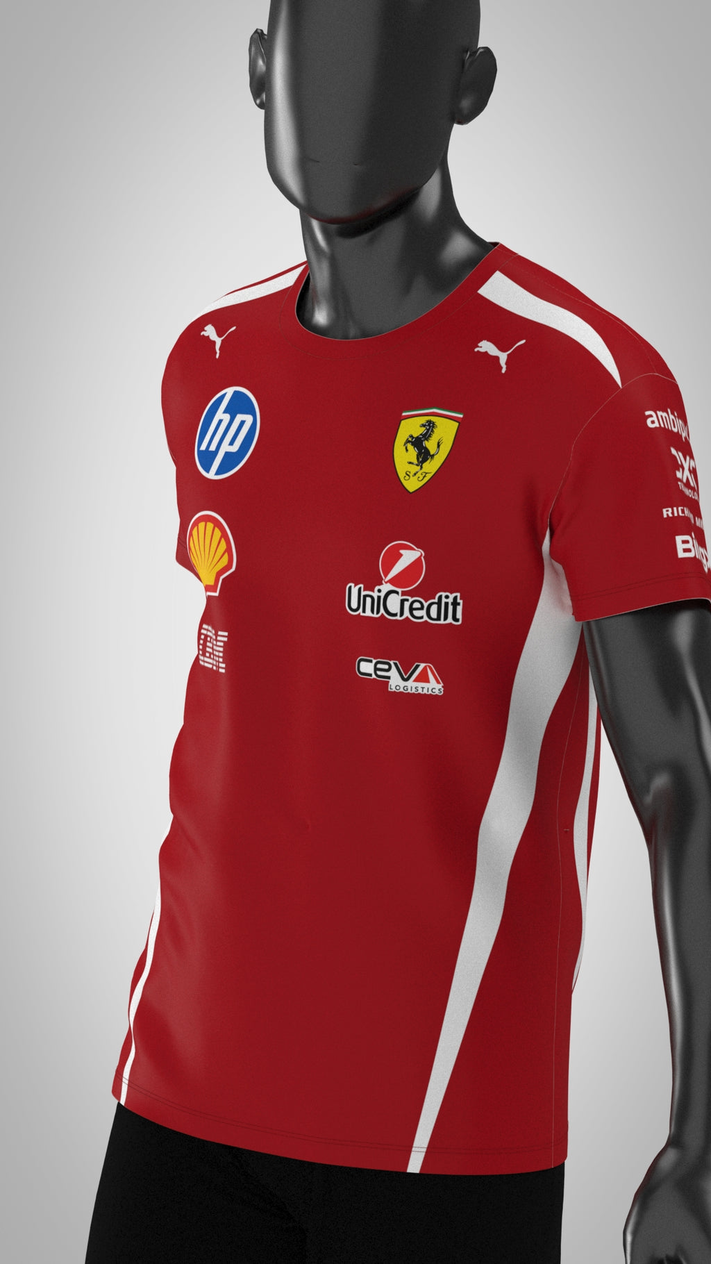 Ferrari T Shirt F1 Team 2026 -Rosso“Red”