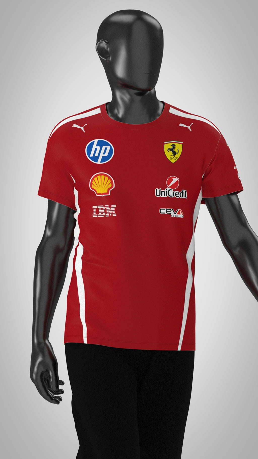 Ferrari T Shirt F1 Team 2026 -Rosso“Red”