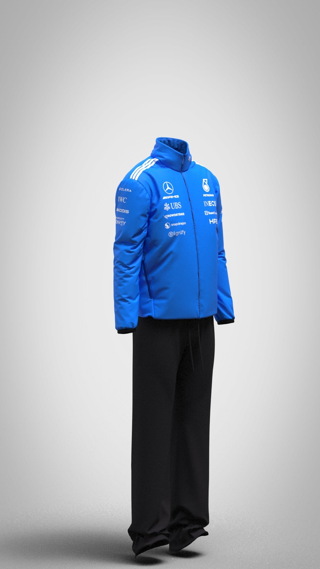 MERCEDES - AMG PETRONAS FORMULA 1 TEAM BLUE WONDER DRIVER HARRINGTON 2026 JACKET