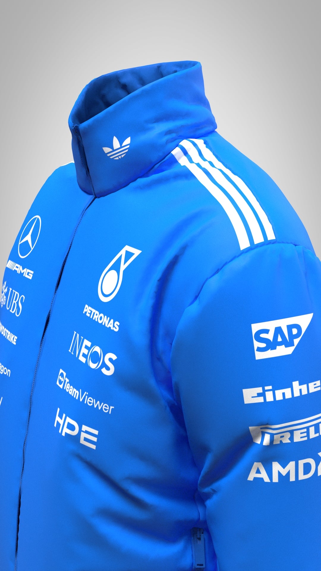MERCEDES - AMG PETRONAS FORMULA 1 TEAM BLUE WONDER DRIVER HARRINGTON 2026 JACKET
