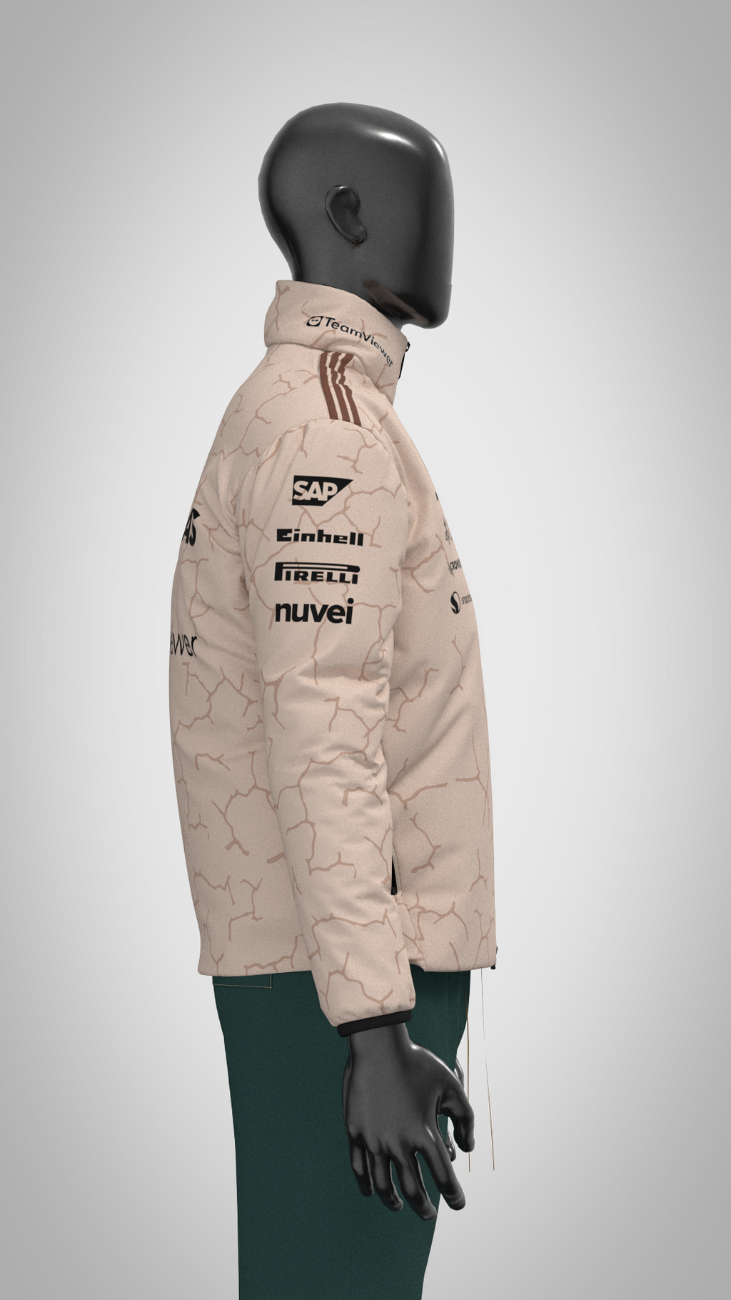 Mercedes-AMG F1 adidas 2025 Team Jacket - United States Grand Prix Special Edition