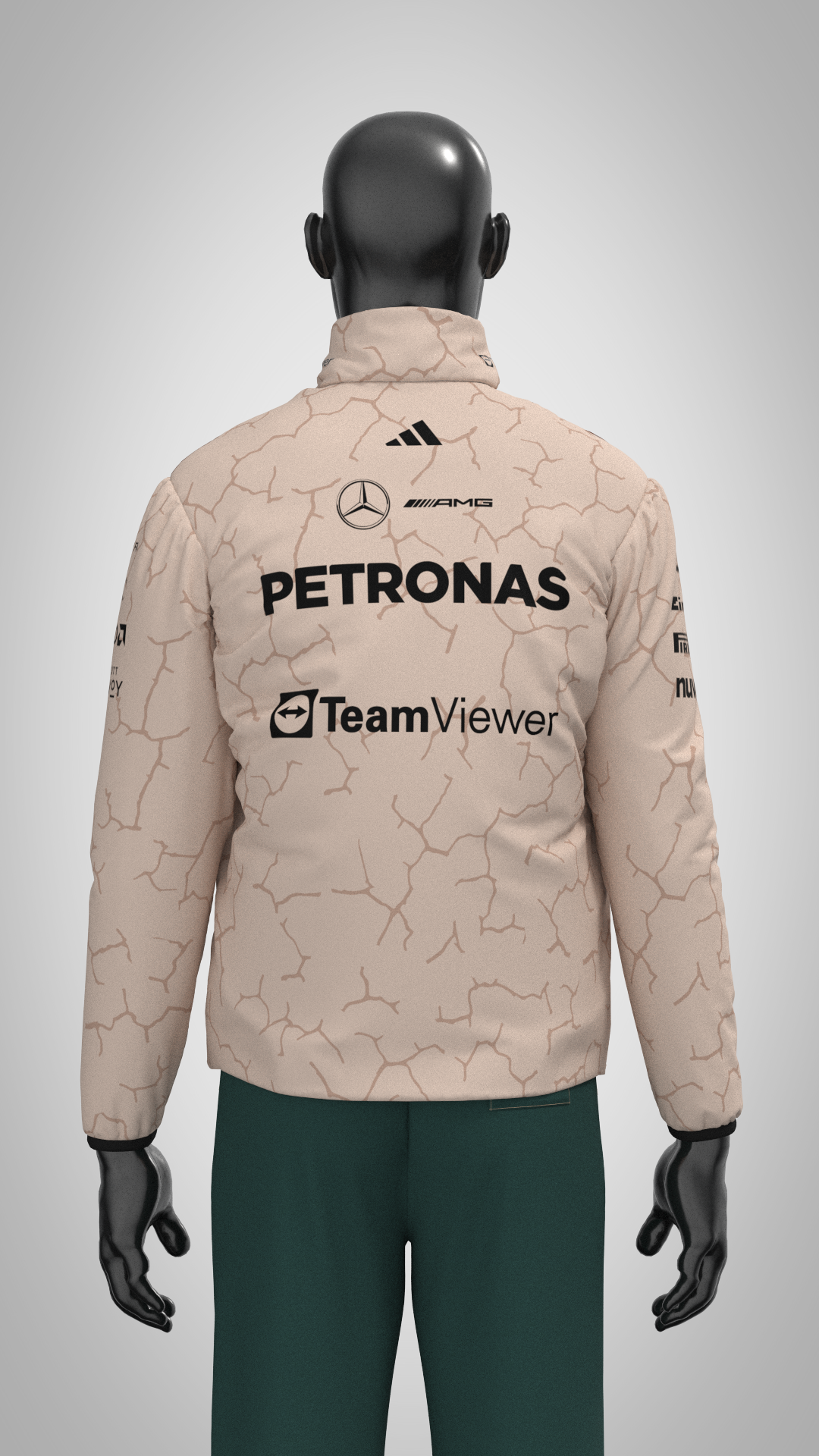 Mercedes-AMG F1 adidas 2025 Team Jacket - United States Grand Prix Special Edition