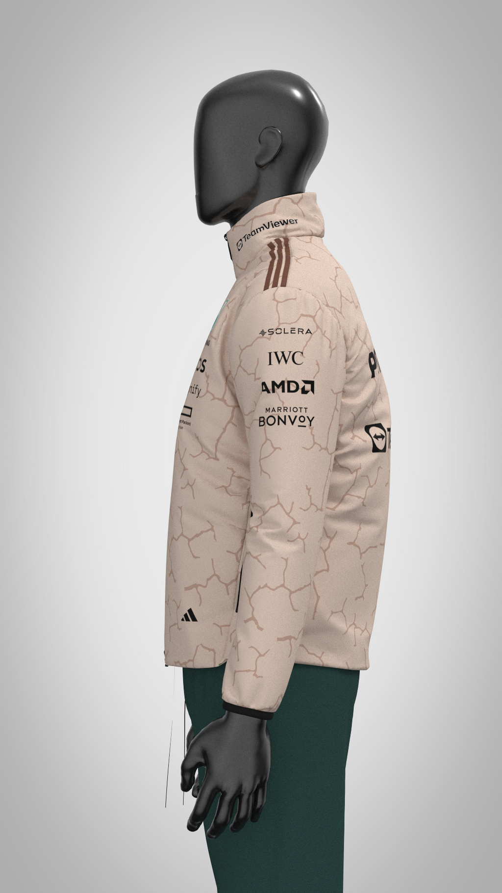 Mercedes-AMG F1 adidas 2025 Team Jacket - United States Grand Prix Special Edition