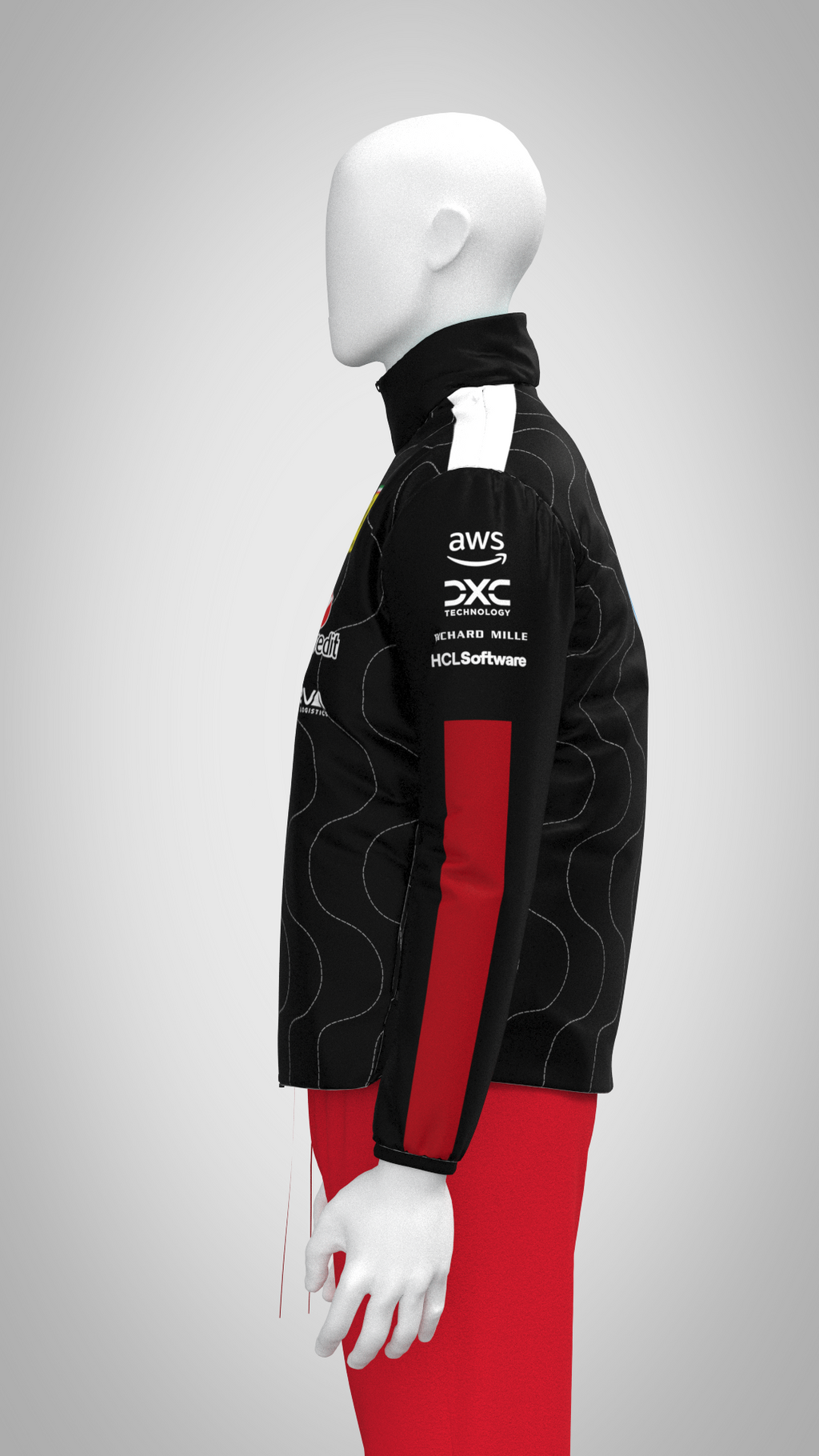 Scuderia Ferrari F1 PUMA 2025 Team Jacket Nero Rosso