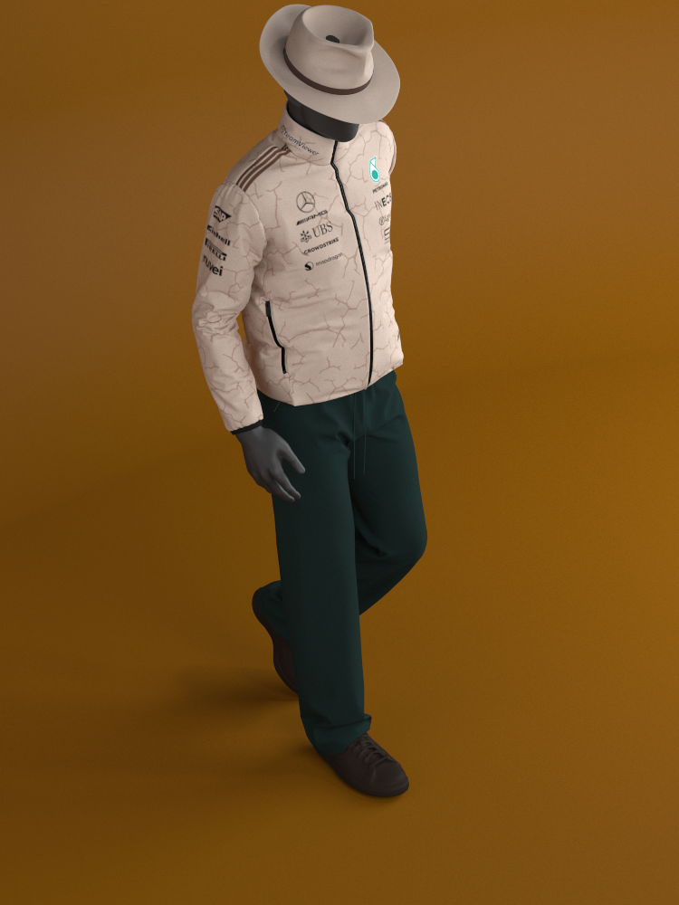 Mercedes-AMG F1 adidas 2025 Team Jacket - United States Grand Prix Special Edition