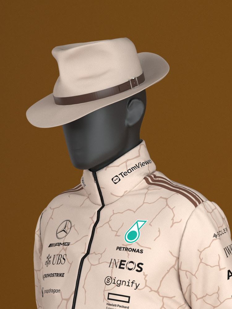 Mercedes-AMG F1 adidas 2025 Team Jacket - United States Grand Prix Special Edition