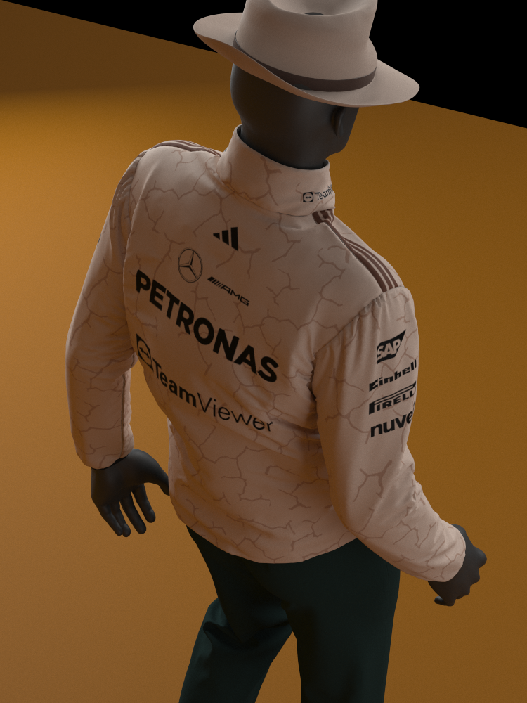 Mercedes-AMG F1 adidas 2025 Team Jacket - United States Grand Prix Special Edition