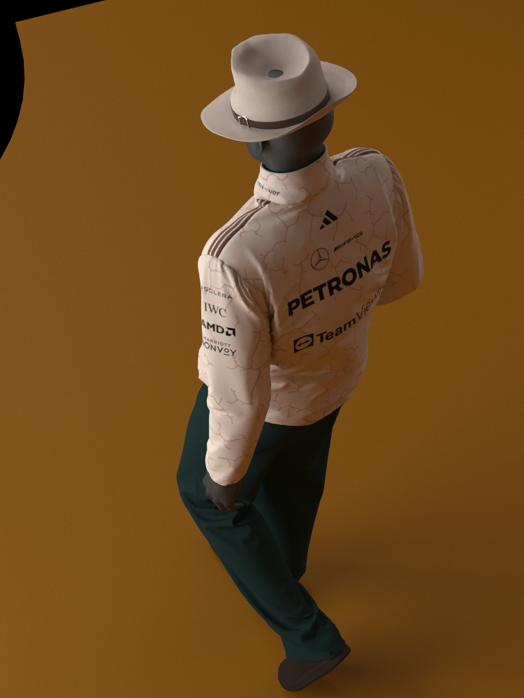 Mercedes-AMG F1 adidas 2025 Team Jacket - United States Grand Prix Special Edition