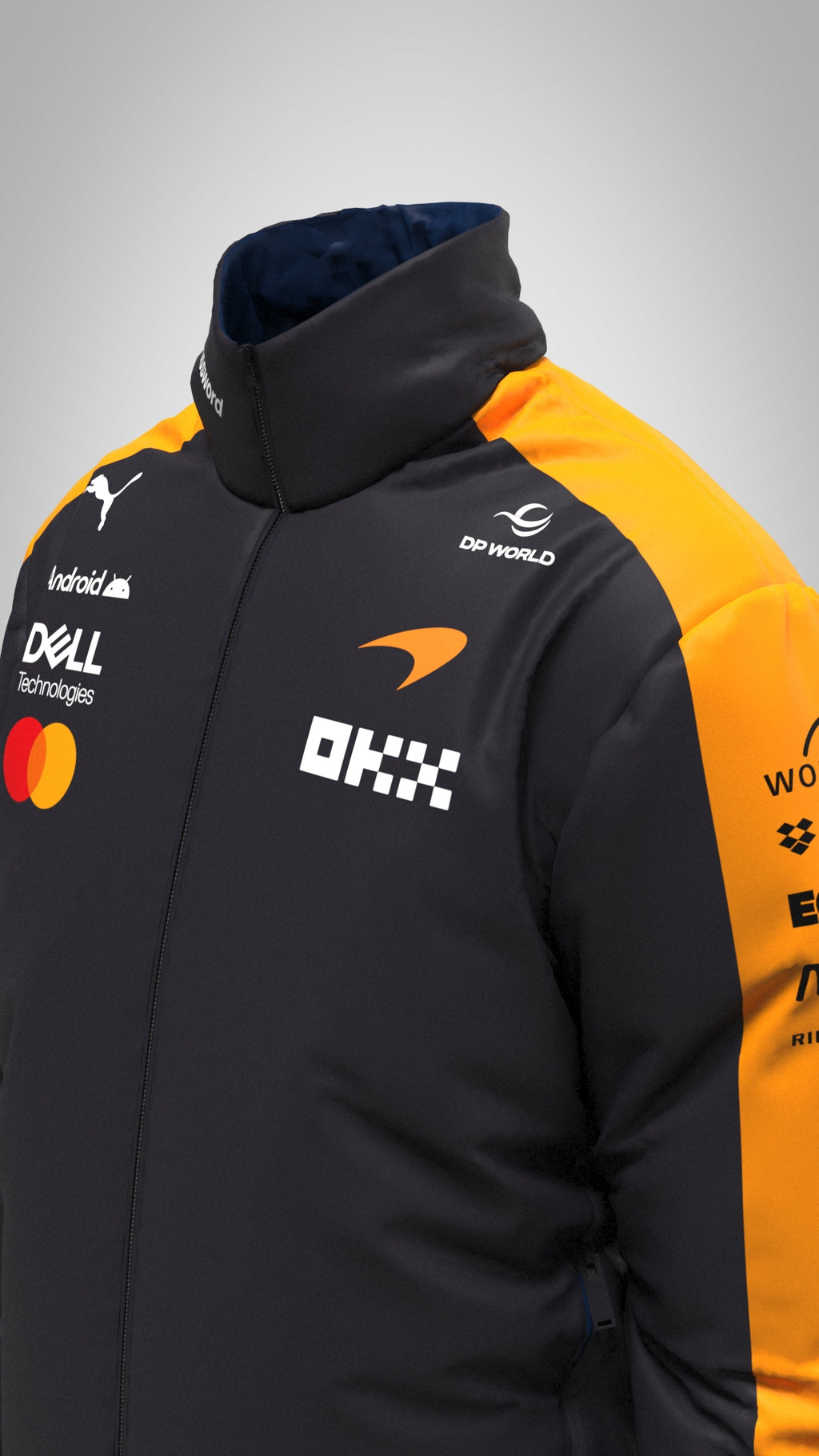McLaren F1 PUMA 2026 Team Bomber Jacket - dark grey