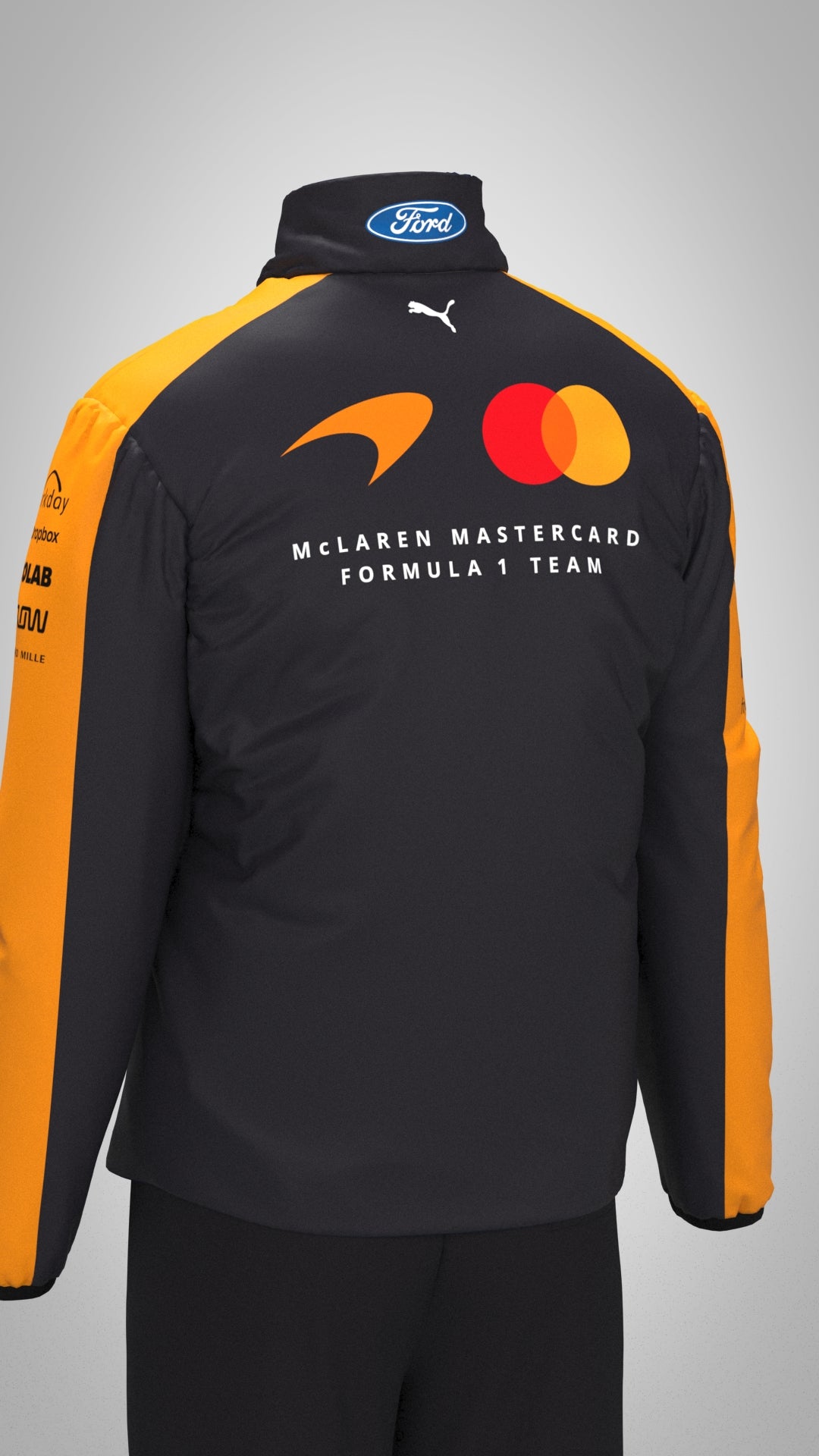 McLaren F1 PUMA 2026 Team Bomber Jacket - dark grey