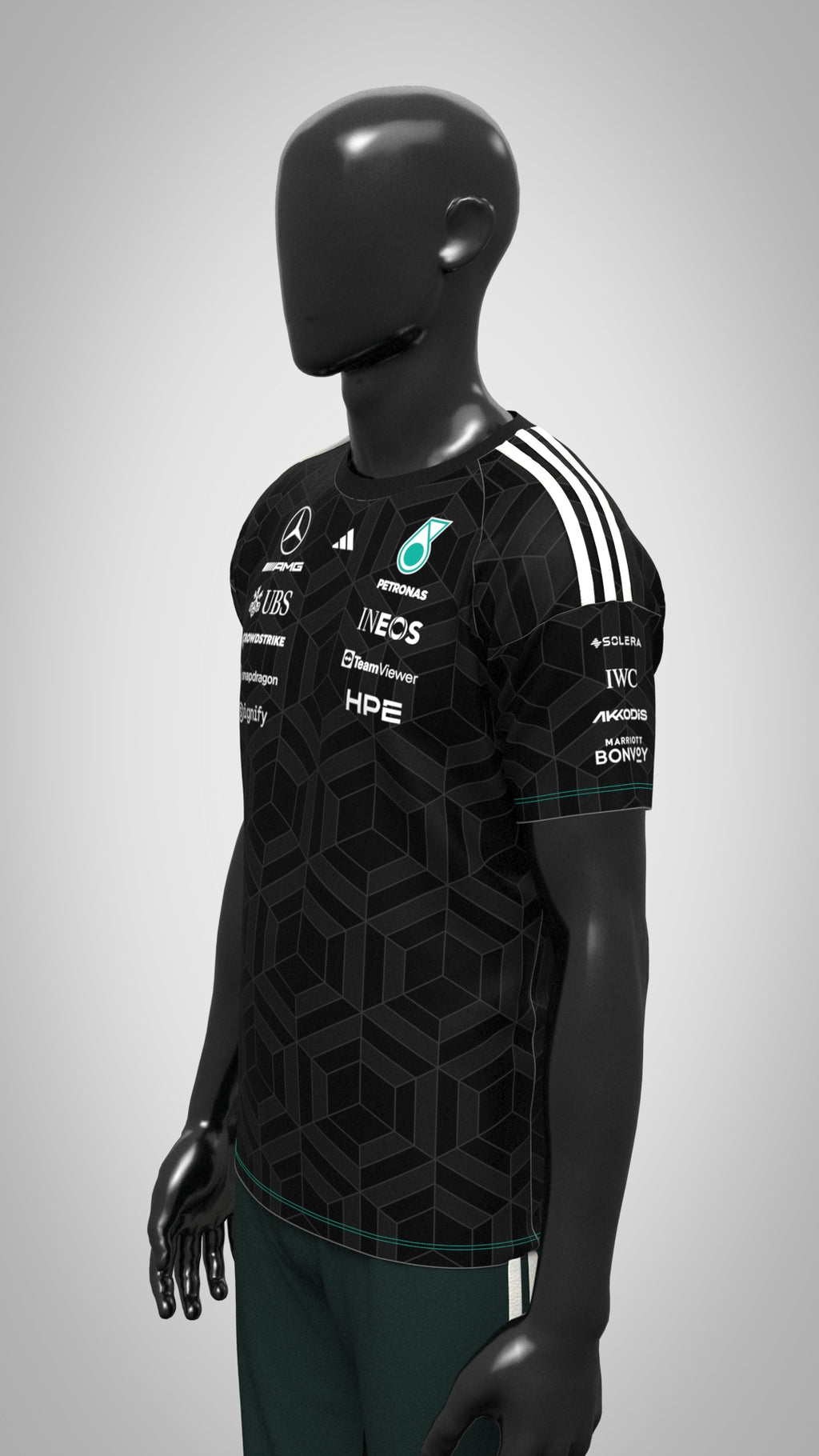 Mercedes-AMG PETRONAS F1 Team T Shirt 2026 - Black