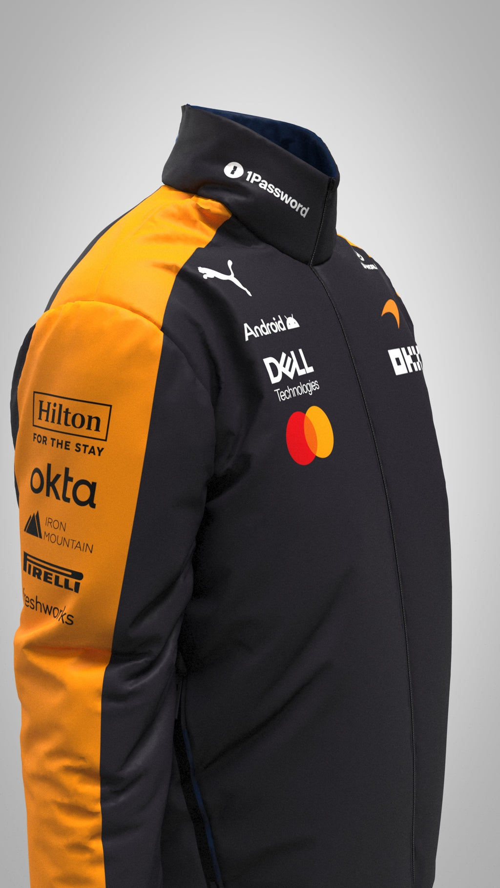 McLaren F1 PUMA 2026 Team Bomber Jacket - dark grey