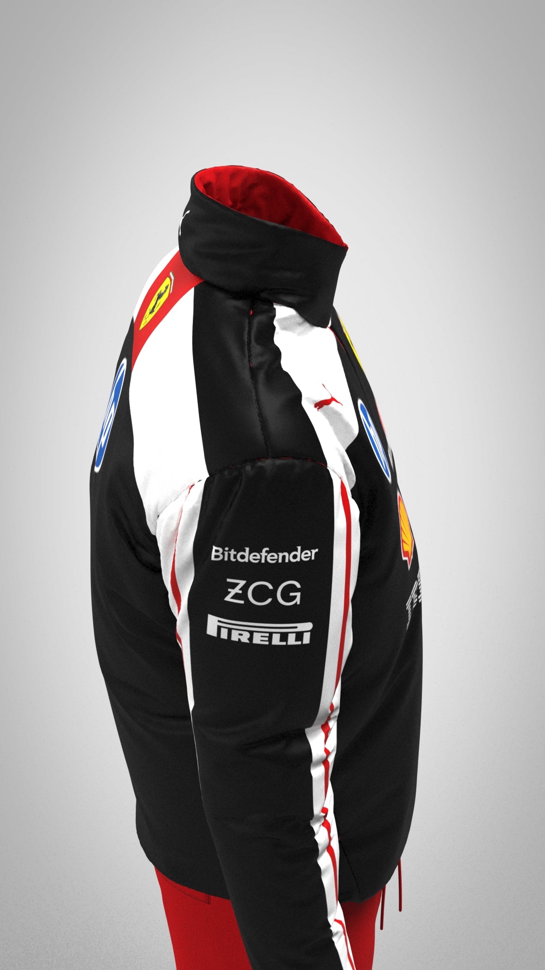 Scuderia Ferrari 2026 Team Jacket - Special color “ Nero” Black