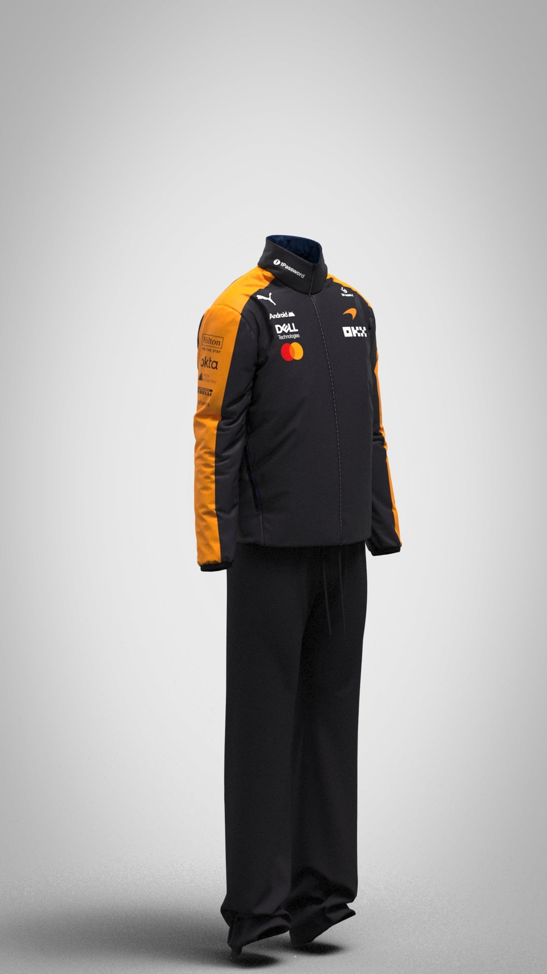 McLaren F1 PUMA 2026 Team Bomber Jacket - dark grey