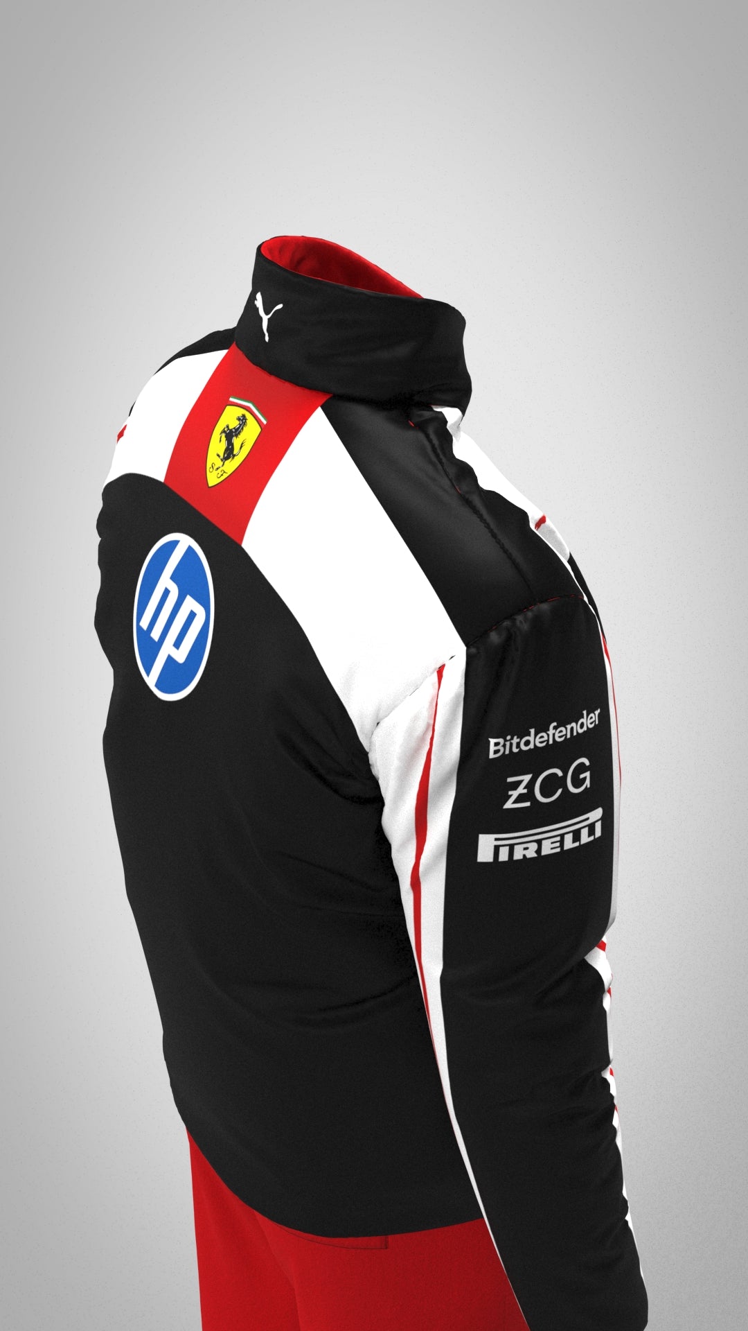 Scuderia Ferrari 2026 Team Jacket - Special color “ Nero” Black