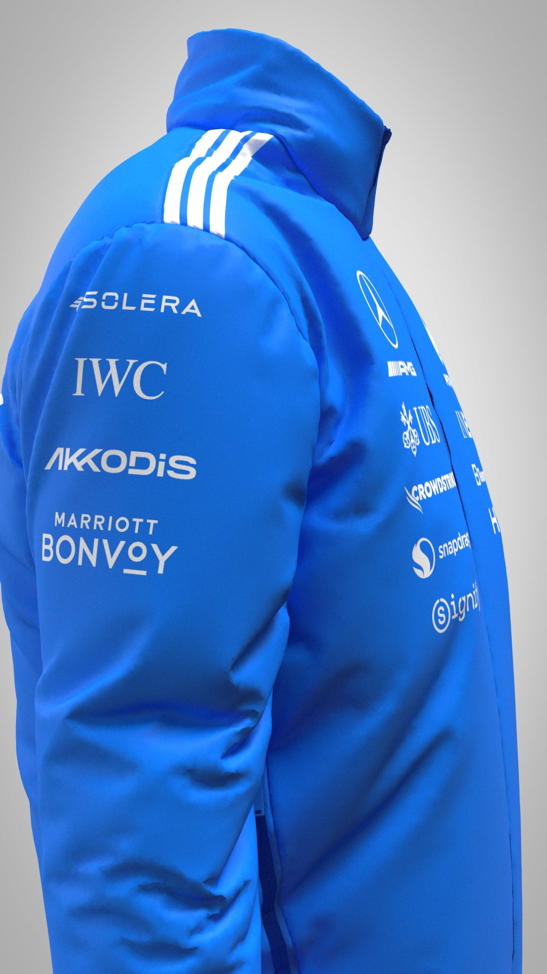MERCEDES - AMG PETRONAS FORMULA 1 TEAM BLUE WONDER DRIVER HARRINGTON 2026 JACKET