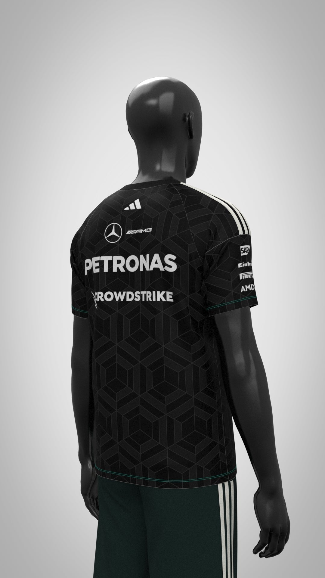 Pre-Order Mercedes-AMG PETRONAS F1 Team T Shirt 2026 - Black