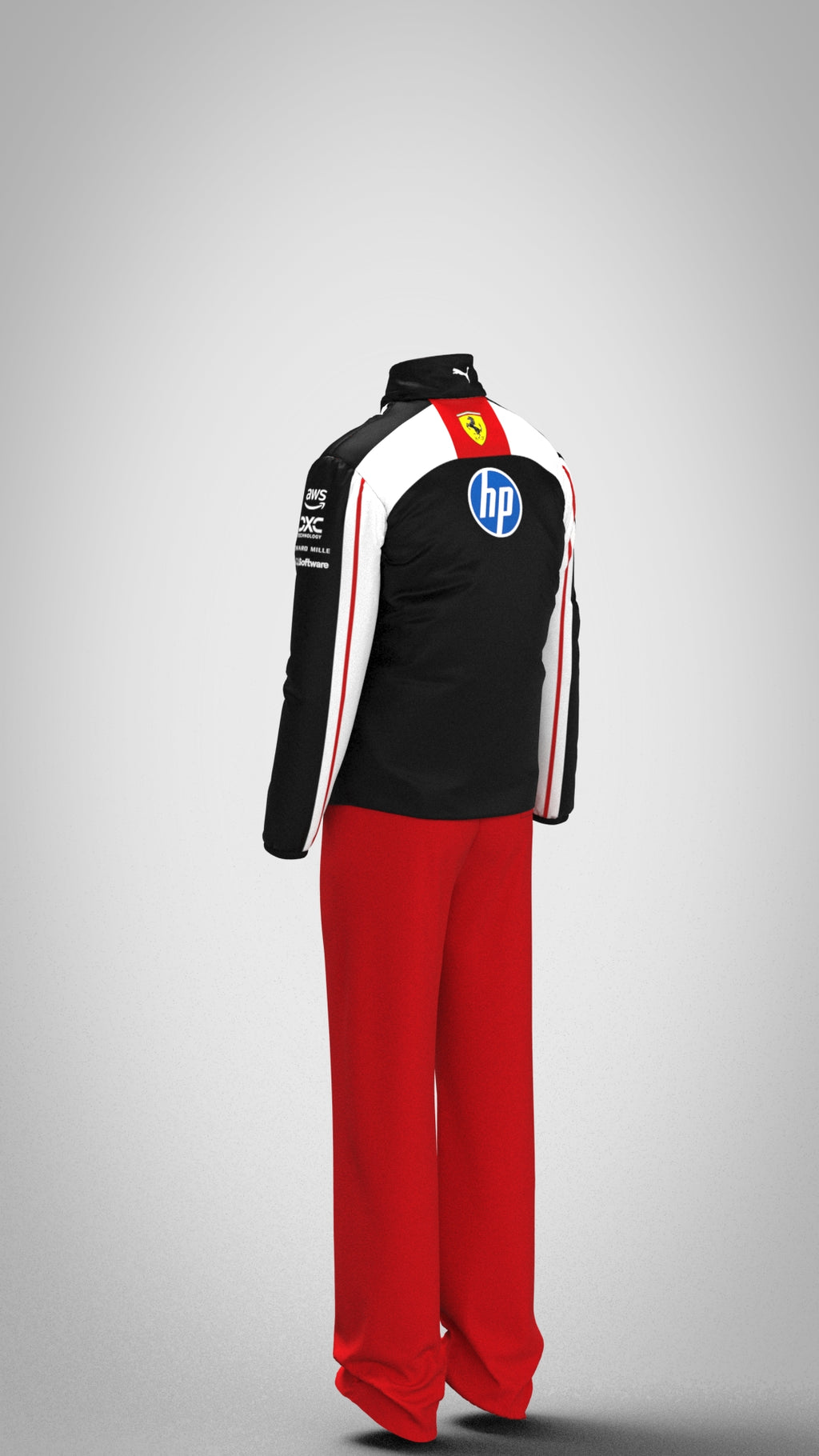 Scuderia Ferrari 2026 Team Jacket - Special color “ Nero” Black
