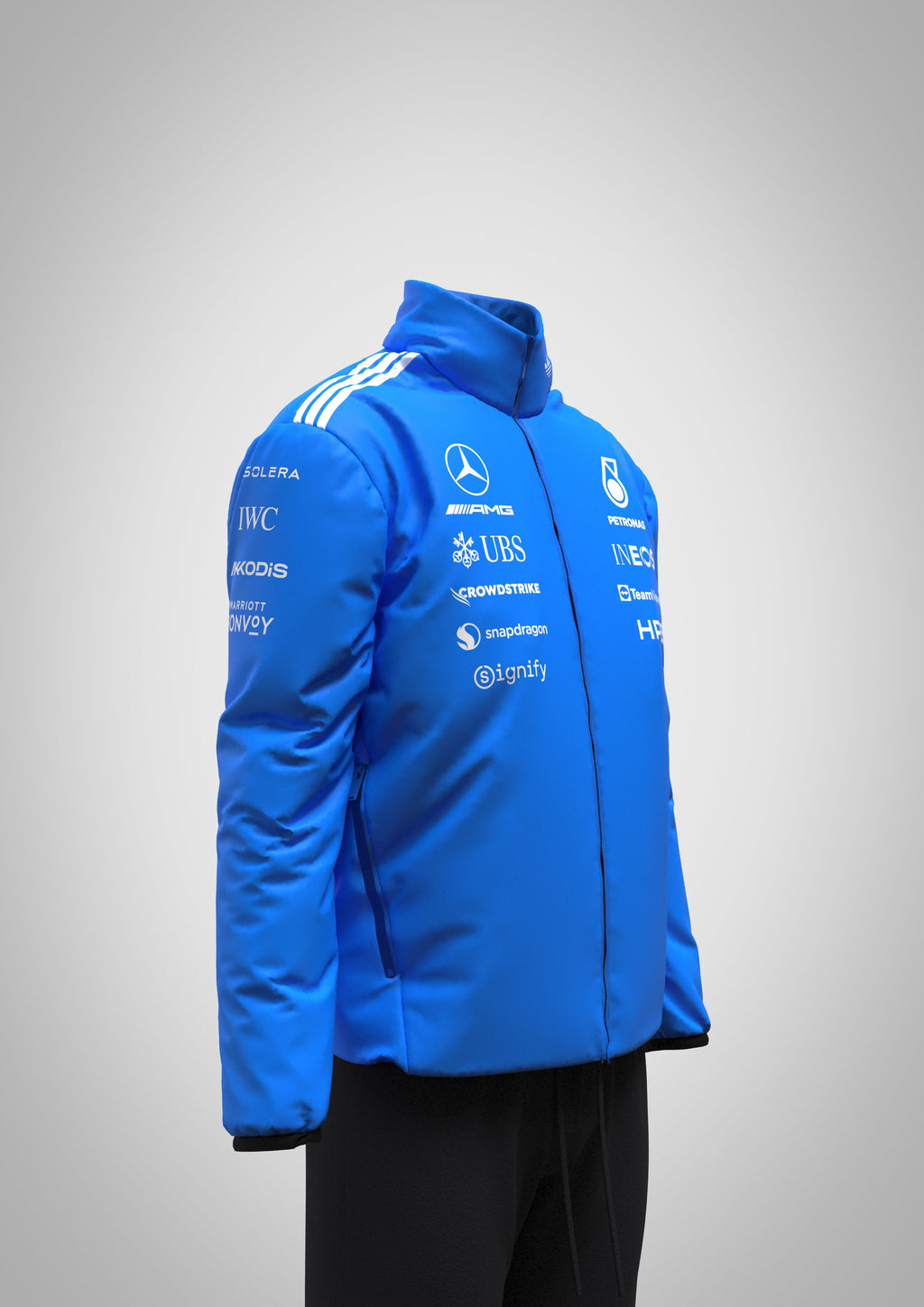 MERCEDES - AMG PETRONAS FORMULA 1 TEAM BLUE WONDER DRIVER HARRINGTON 2026 JACKET
