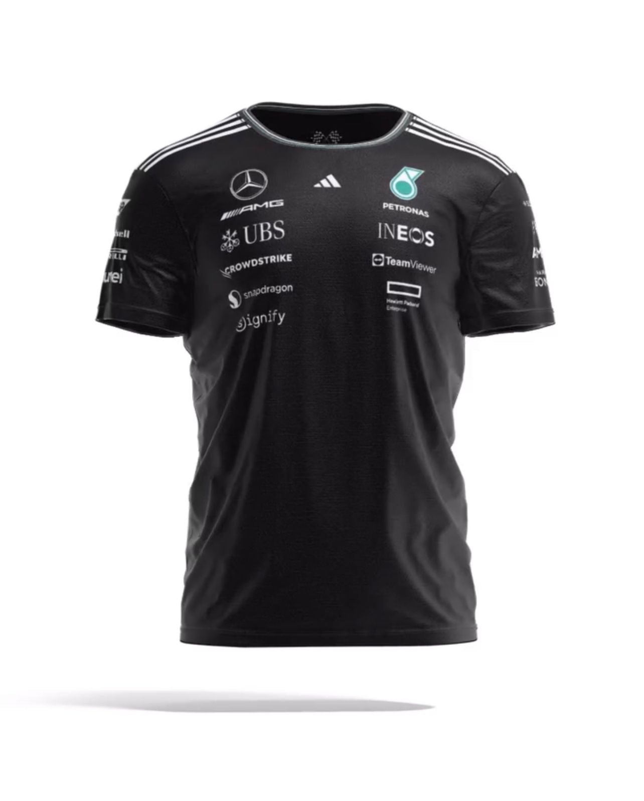 Mercedes-AMG PETRONAS F1 Team T Shirt 2025 - Black