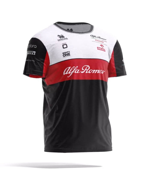 Alfa Romeo F1 Team T Shirt 2023 , Nero “ Black“ 🏁🇮🇹