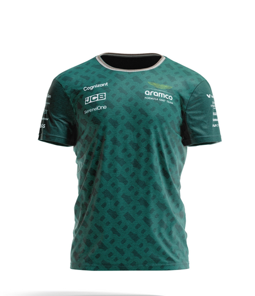 Aston Martin F1 Team T Shirt 2024 - olive Boos