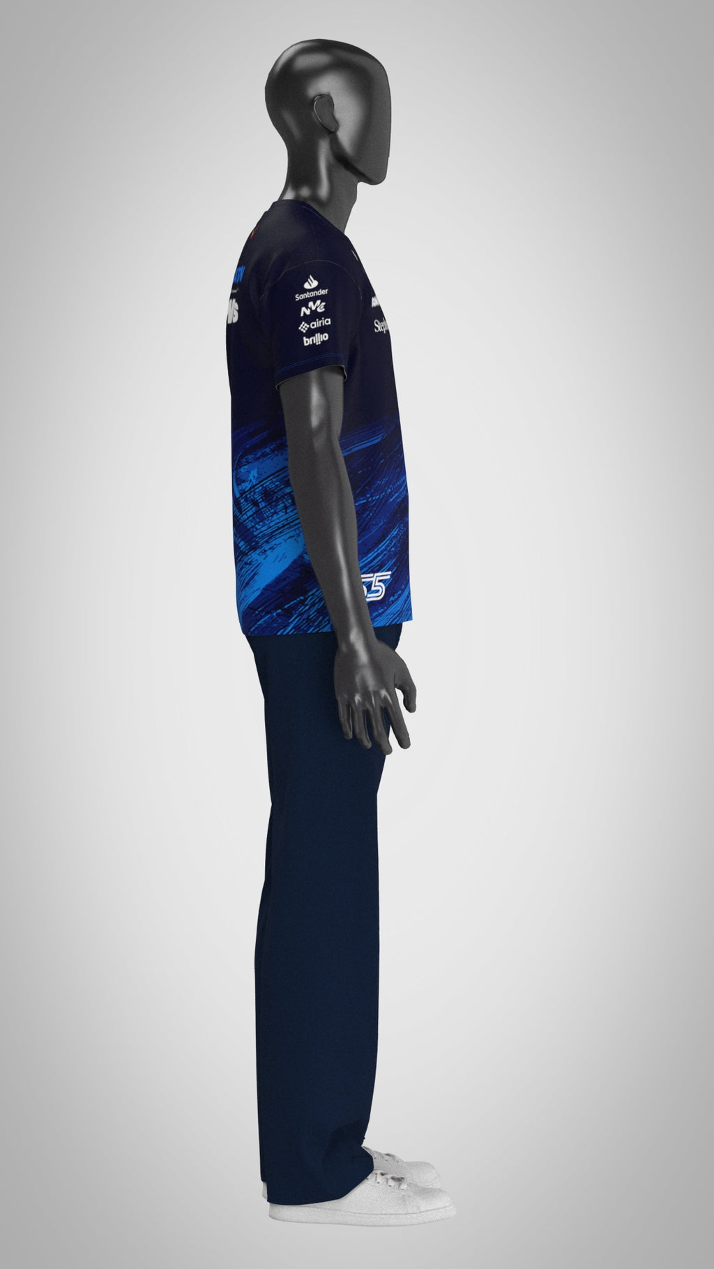 Williams F1 Team 2026 Tech Tee Carlos Sainz - T Shirt Navy