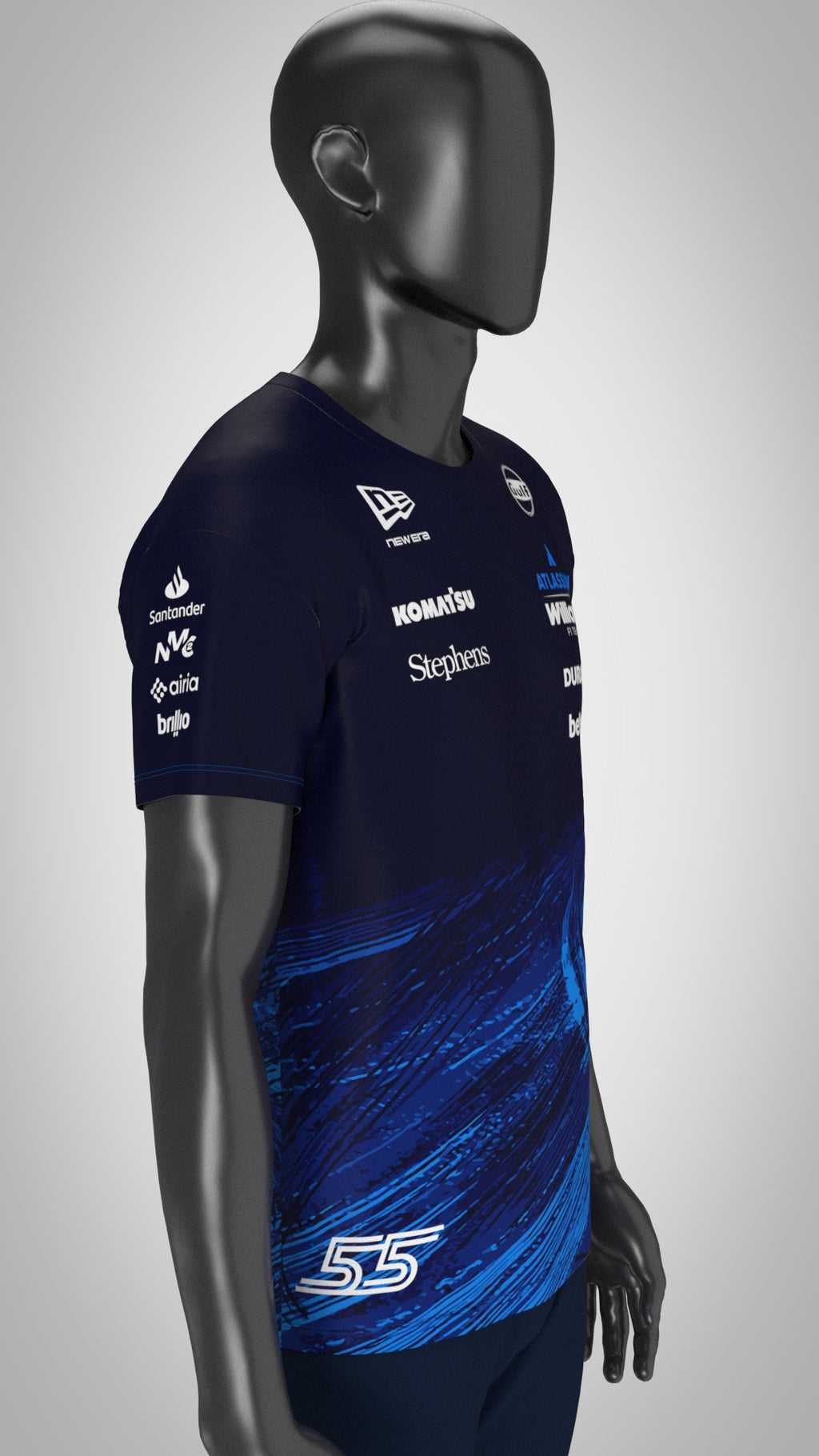 Williams F1 Team 2026 Tech Tee Carlos Sainz - T Shirt Navy