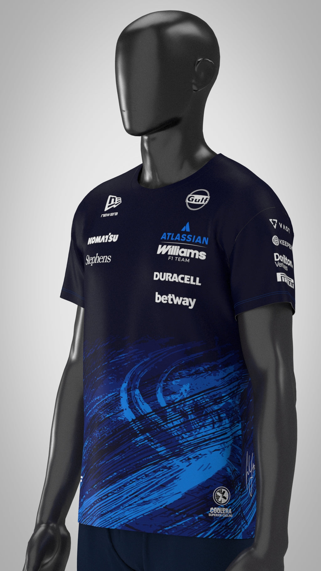Williams F1 Team 2026 Tech Tee Carlos Sainz - T Shirt Navy