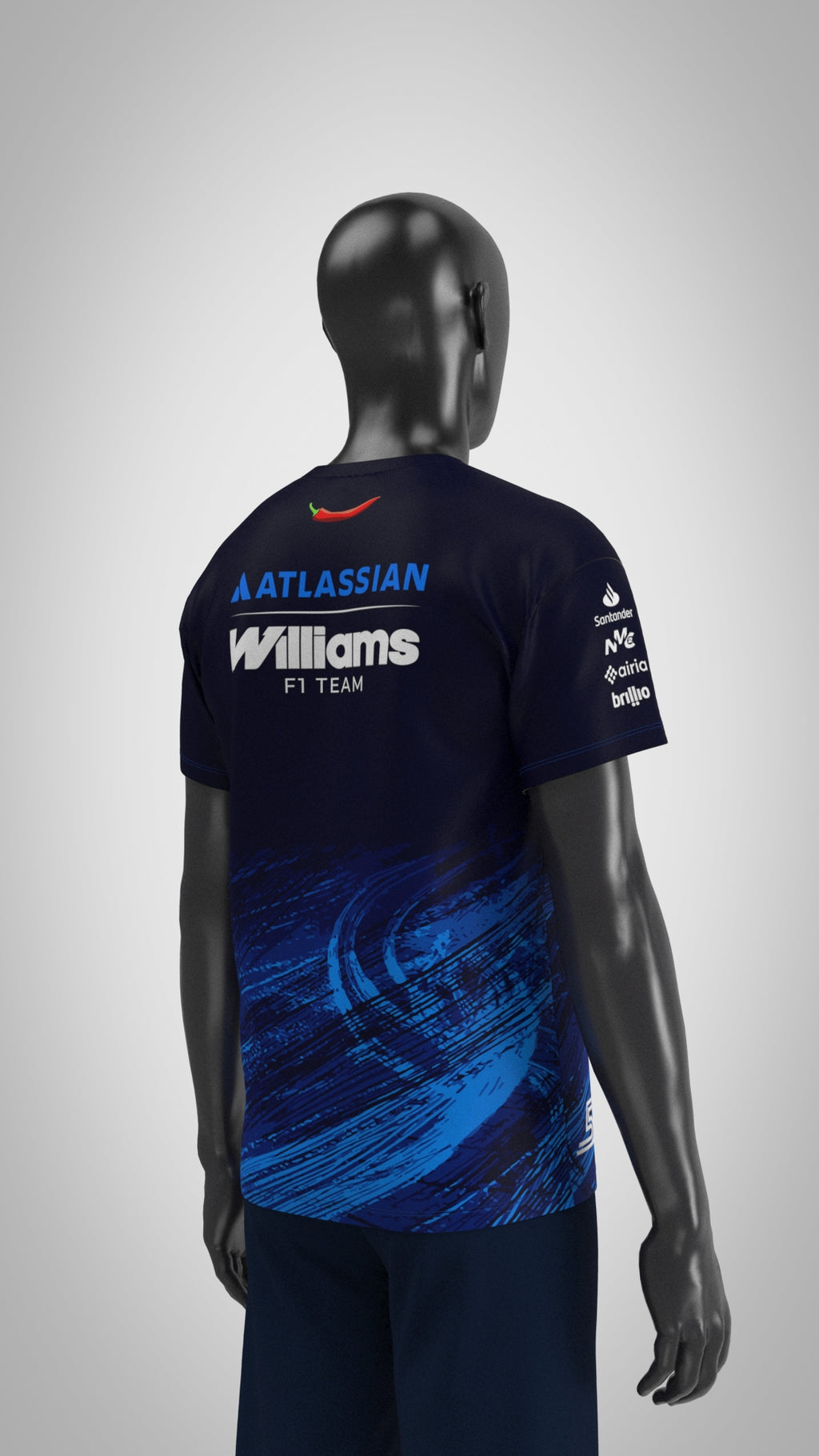 Williams F1 Team 2026 Tech Tee Carlos Sainz - T Shirt Navy