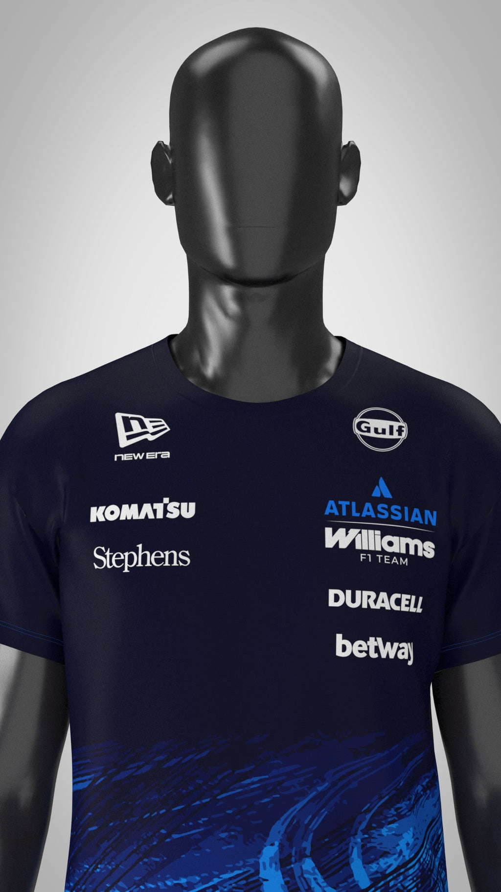 Williams F1 Team 2026 Tech Tee Carlos Sainz - T Shirt Navy