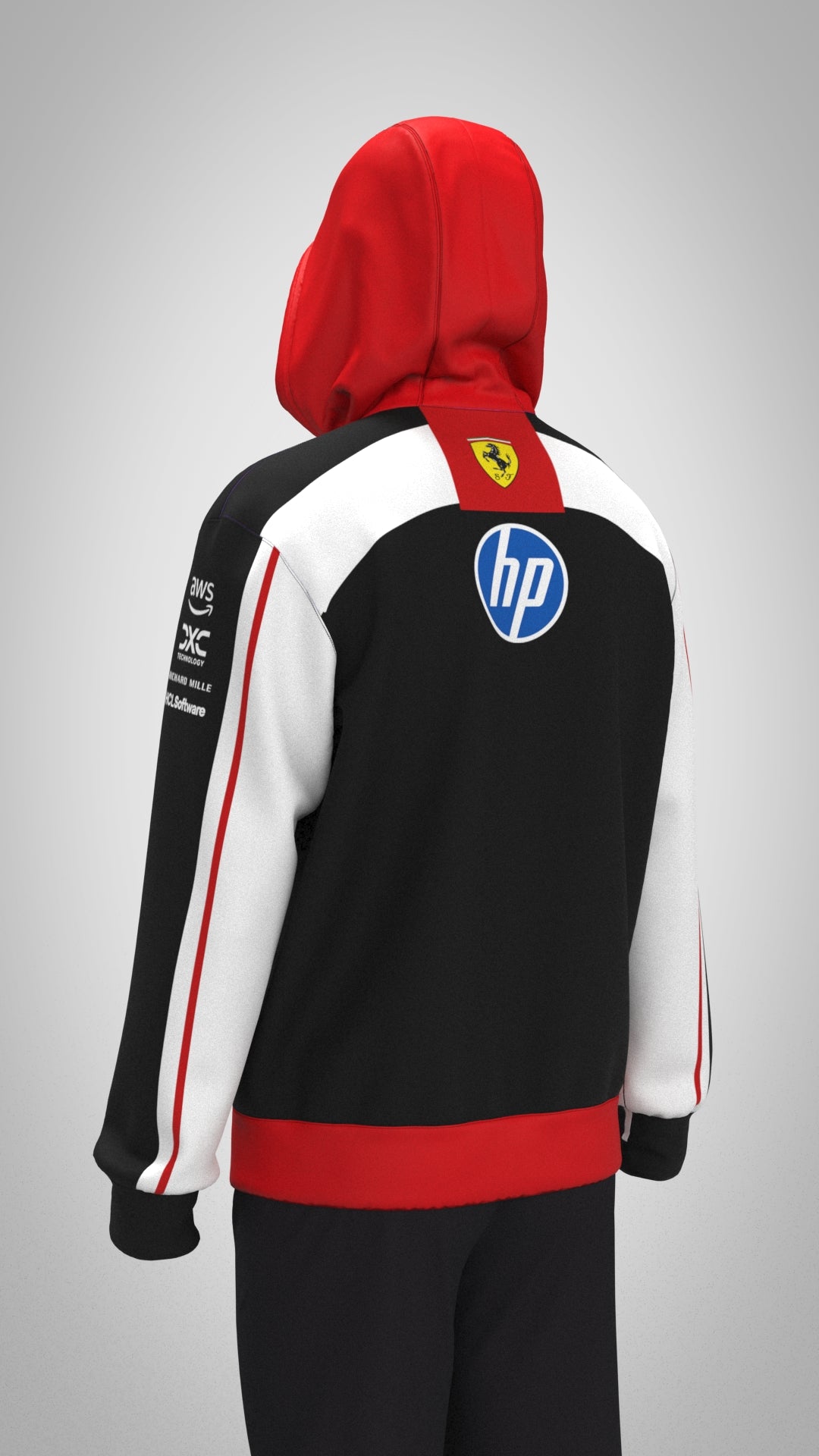 2026 Puma Hoodie for Scuderia Ferrari - Red Black special color