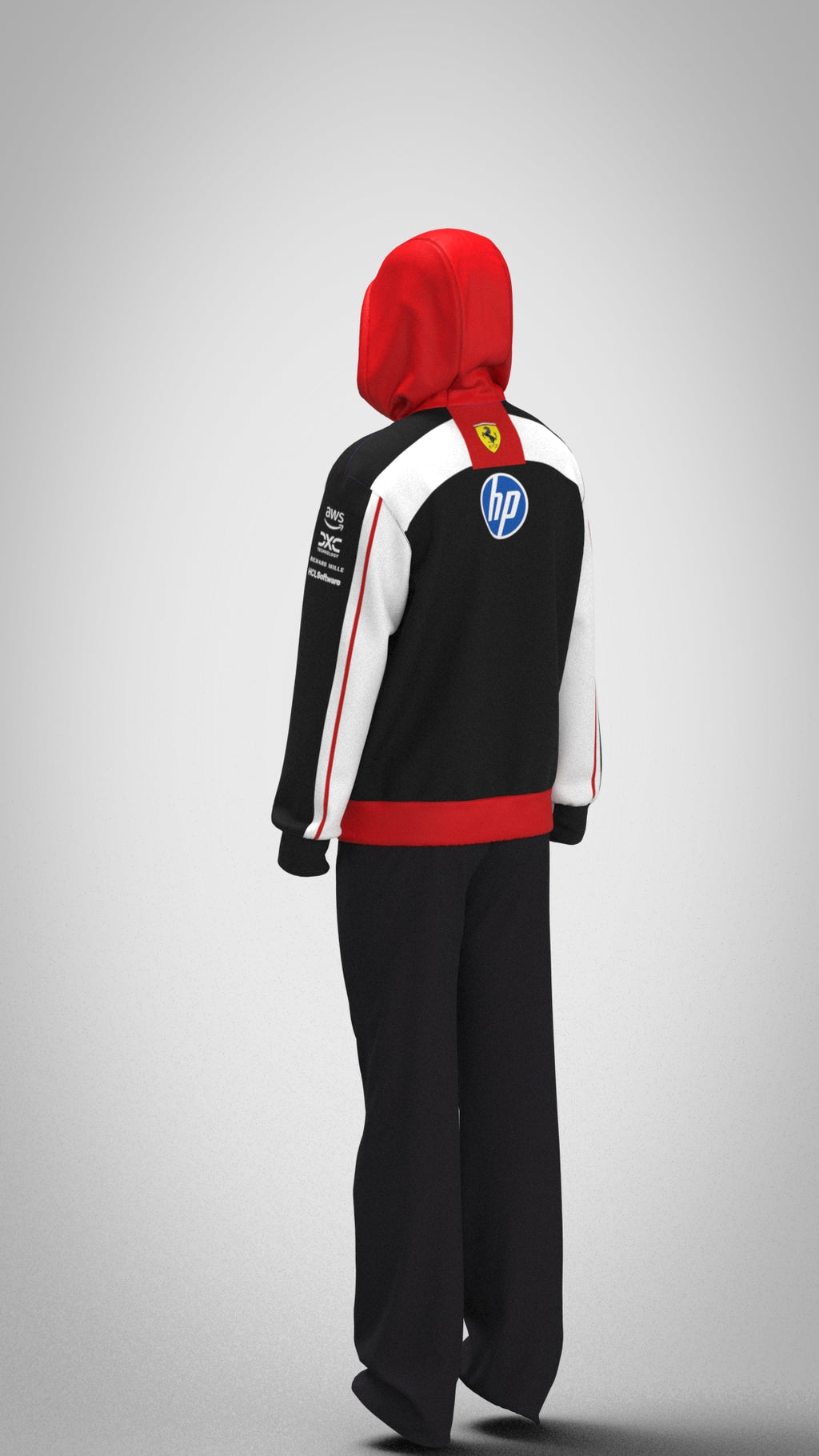 2026 Puma Hoodie for Scuderia Ferrari - Red Black special color