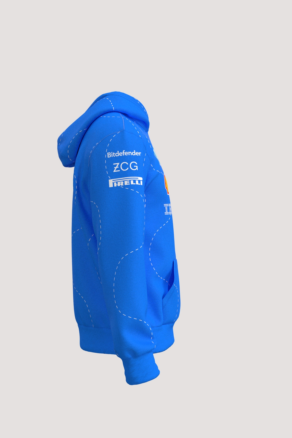 Scuderia Ferrari F1 PUMA 2025 Team Hoodie Rosso - Monza
