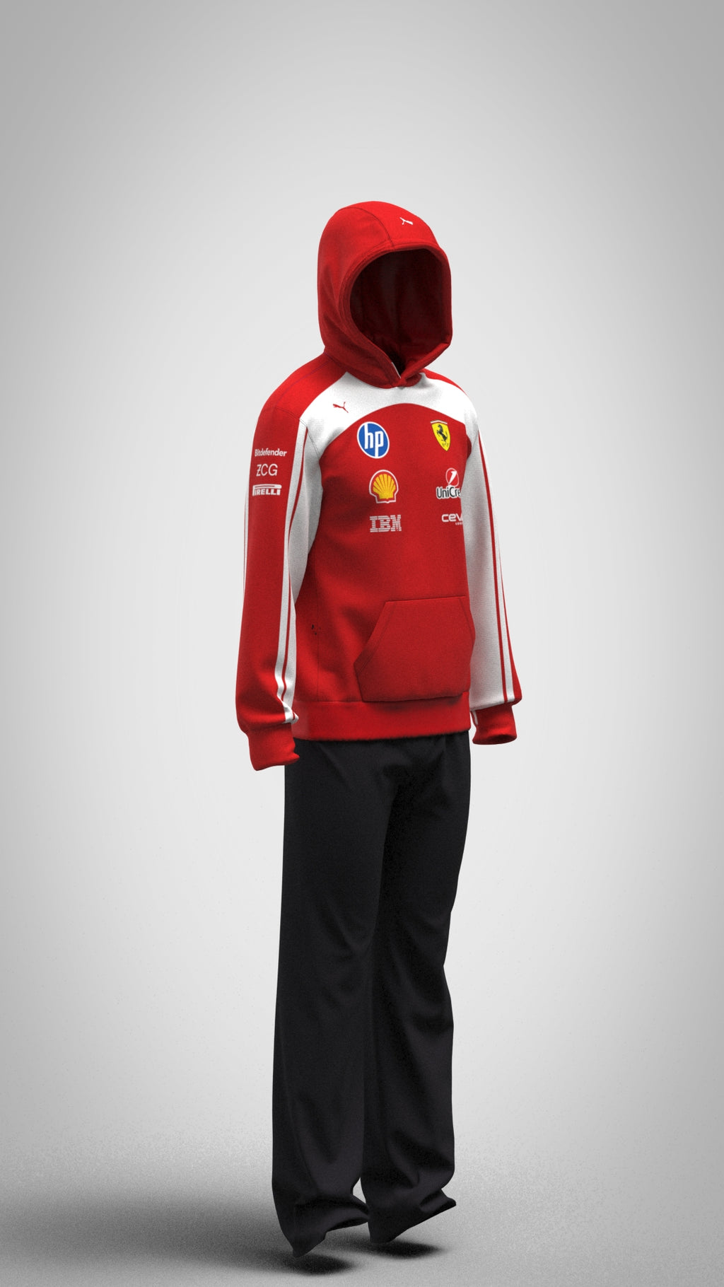 2026 Puma Hoodie for Scuderia Ferrari - Red
