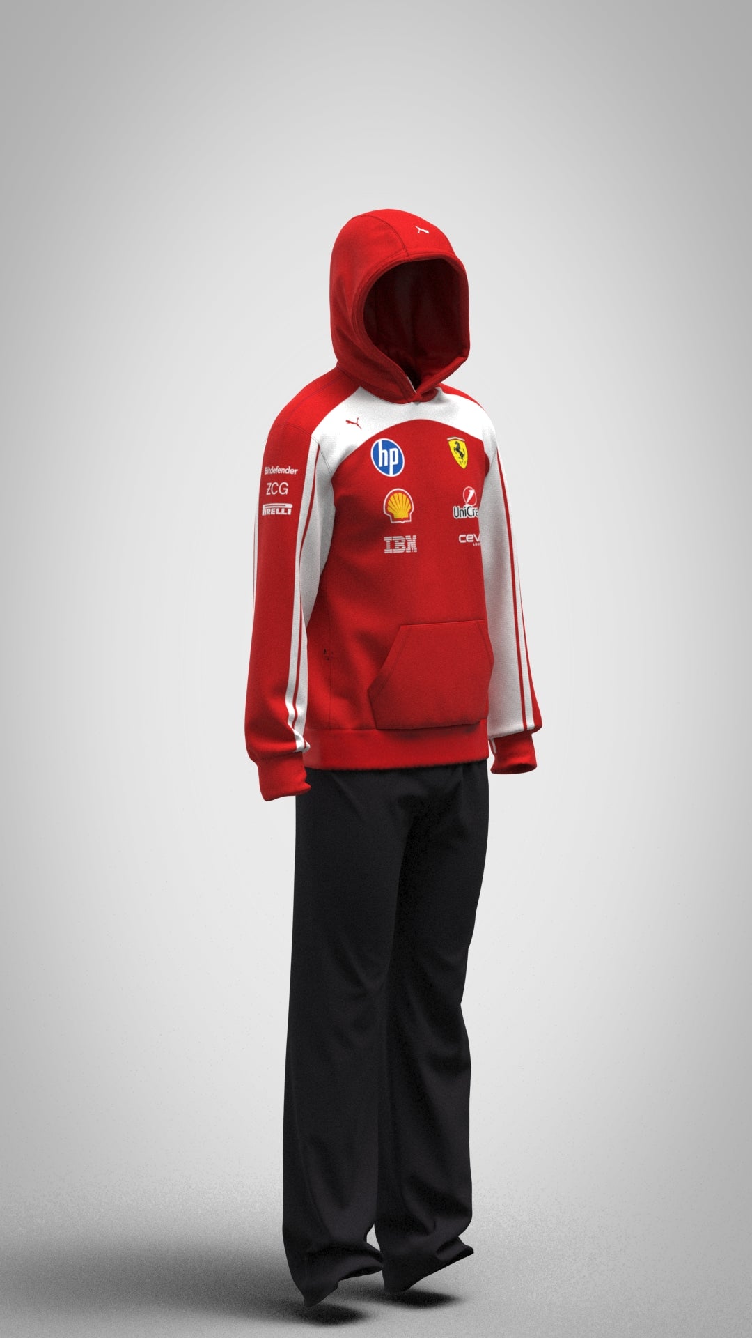 2026 Puma Hoodie for Scuderia Ferrari - Red