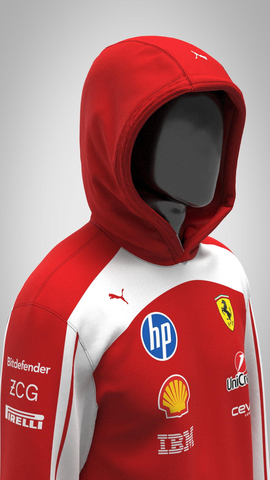 2026 Puma Hoodie for Scuderia Ferrari - Red